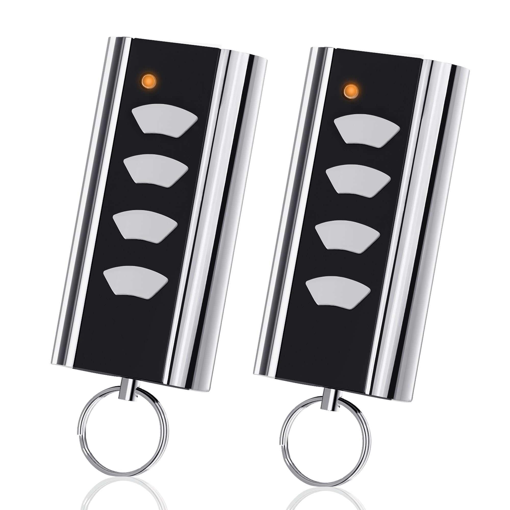 pepape 2 trasmettitori per garage in acciaio standard Entrematic RCU 433-4K, RCU 433-2K, EA433 2KM, EA433 2KS, compatibile con Crawford Normstahl 433,92 Rolling Code Garage telecomando