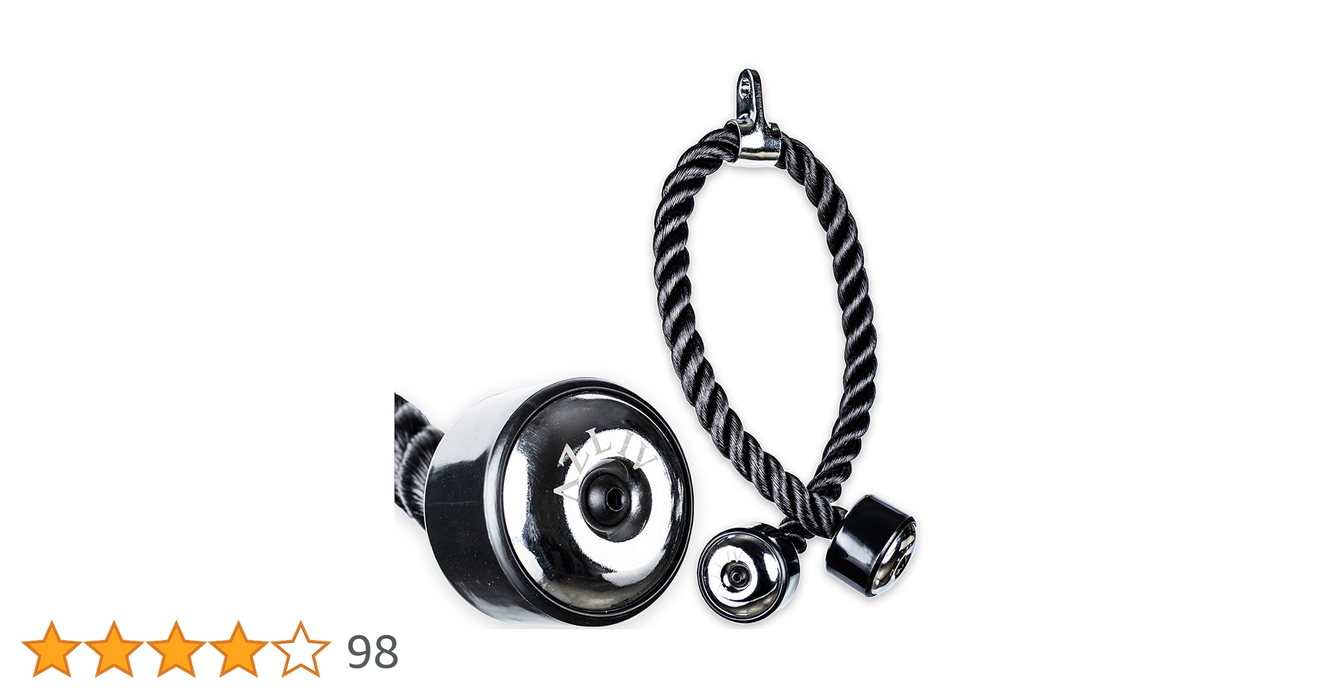 Amazon.co.jp: AZLIV トライセップロープ ロング仕様 筋トレロープ 三