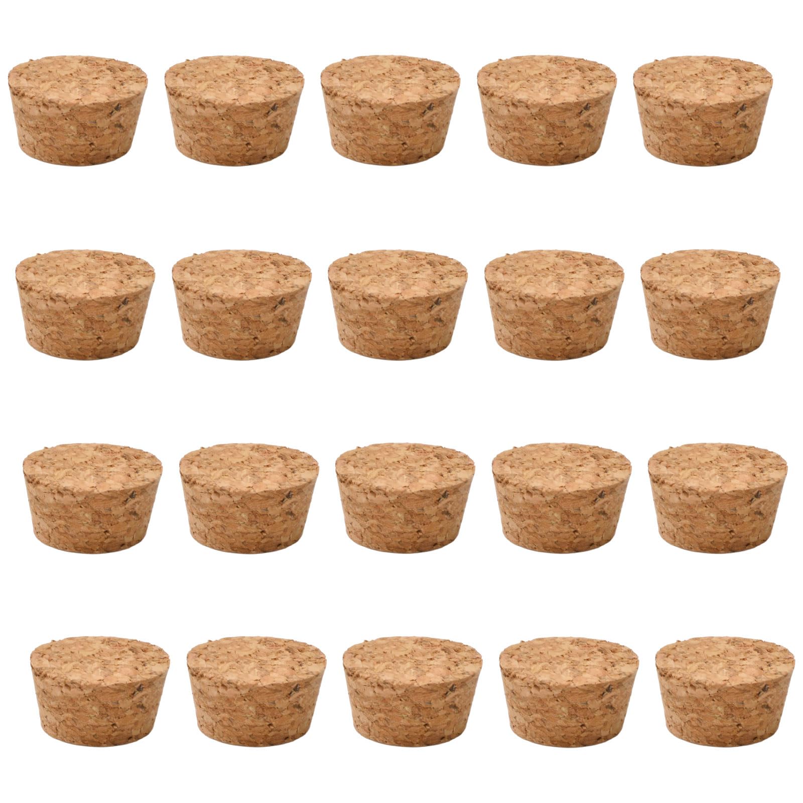 INCREWAY Corchos de madera blanda naturales, 20 piezas, tapones cónicos de corcho, tapones de vidrio grandes y pequeños para botellas de vino y cerveza — view 23