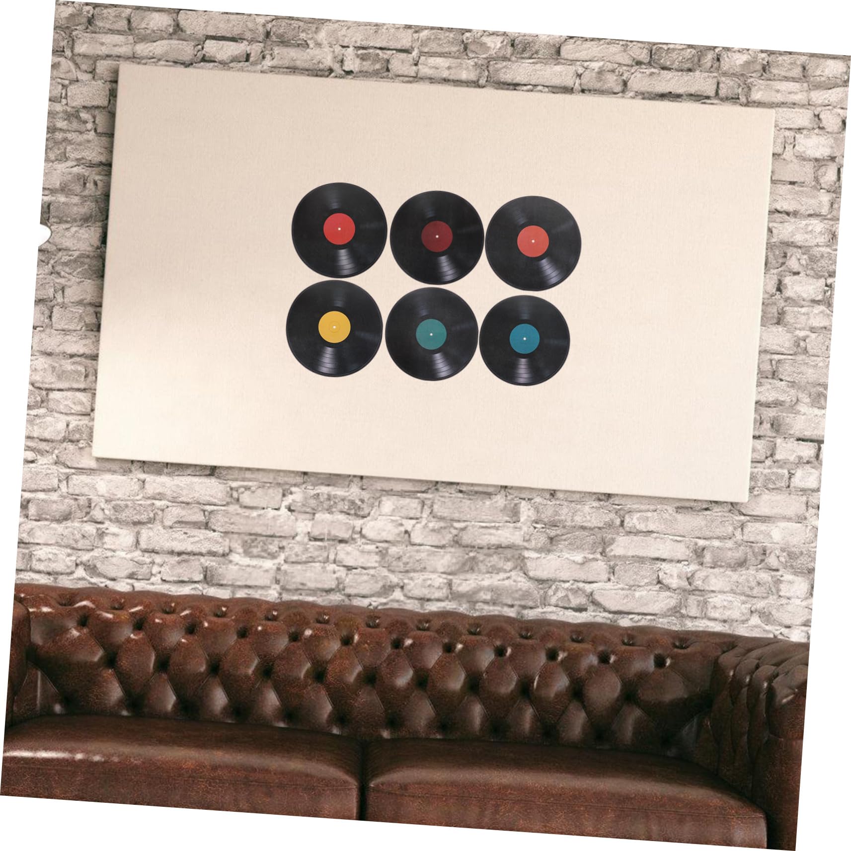 COHEALI 24hojas Decoración De Discos De Vinilo Para Pared Vinilo Decorativo Diseño De Discos De Para Dormitorio Salón Estudio De Música