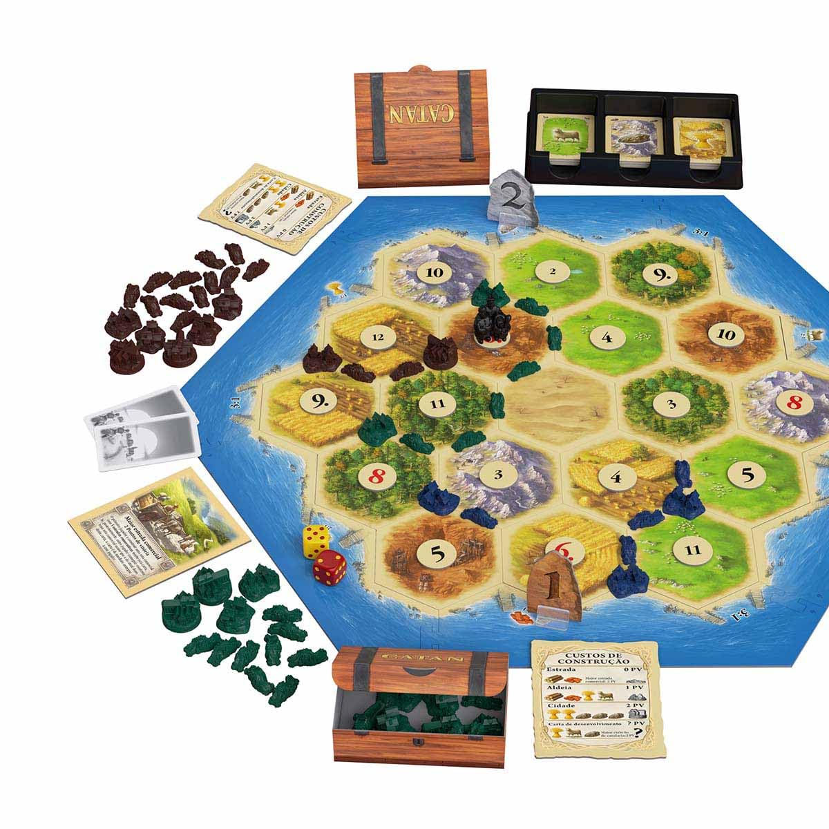 Devir - Catan Català, Joc de Taula, Joc de amb Amics, Joc de Taula 10 anys, Diversió (BGCAT)