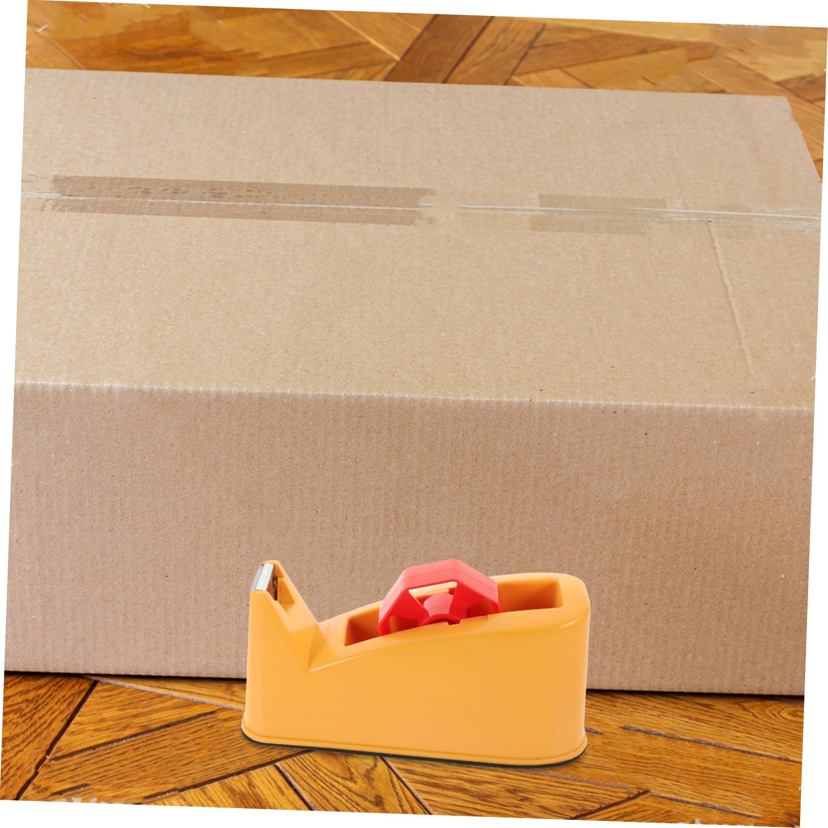 HOMSFOU Tape Cutter Und Sealing Device Für Kartonverpackungen Ergonomisches Design Multifunktionale Klebebandmaschine Für Büro Und Zuhause Zufällige Farbwahl