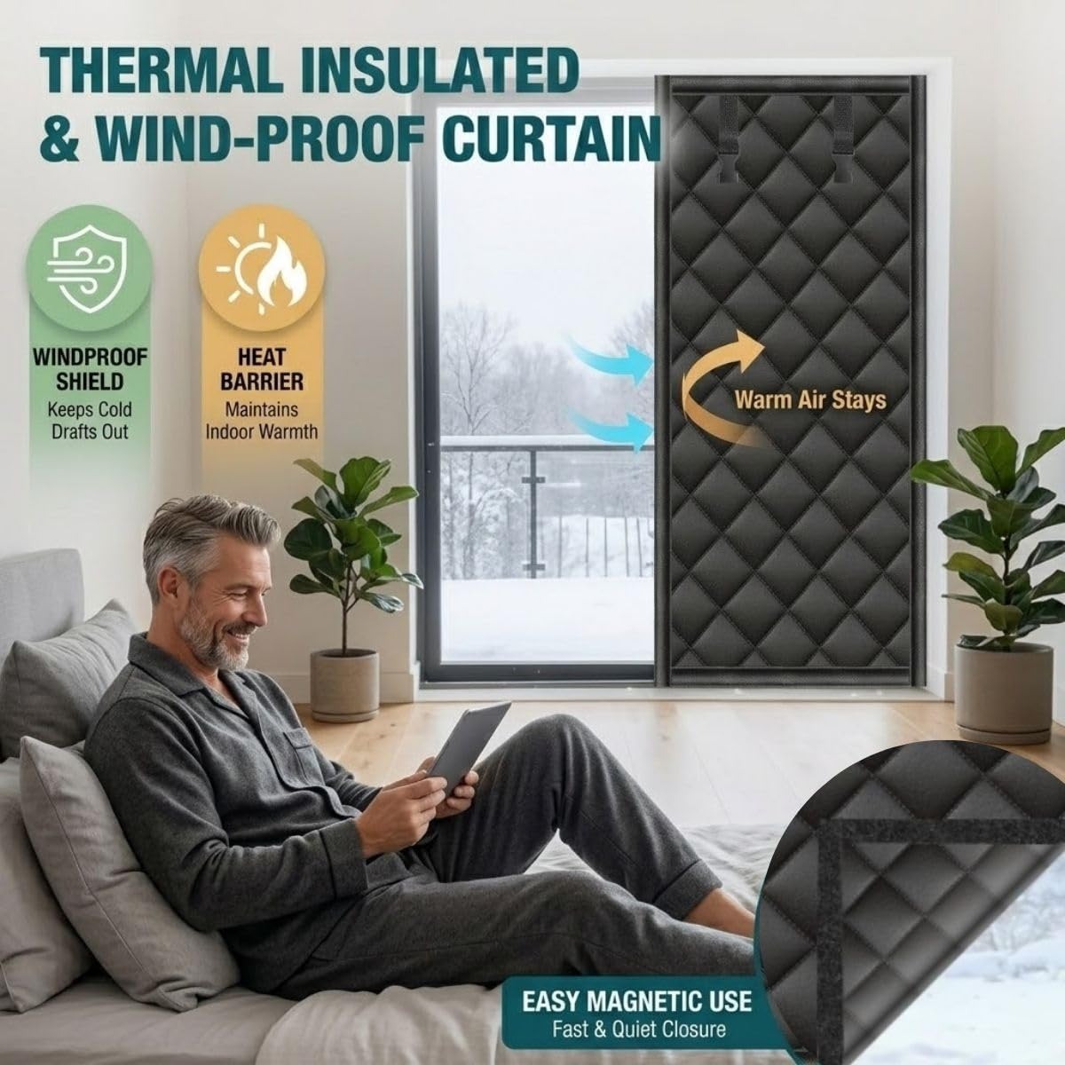 Fenster Isolierung Gegen Kälte Winter, Wärmeschutzfolie Fenster, Thermo