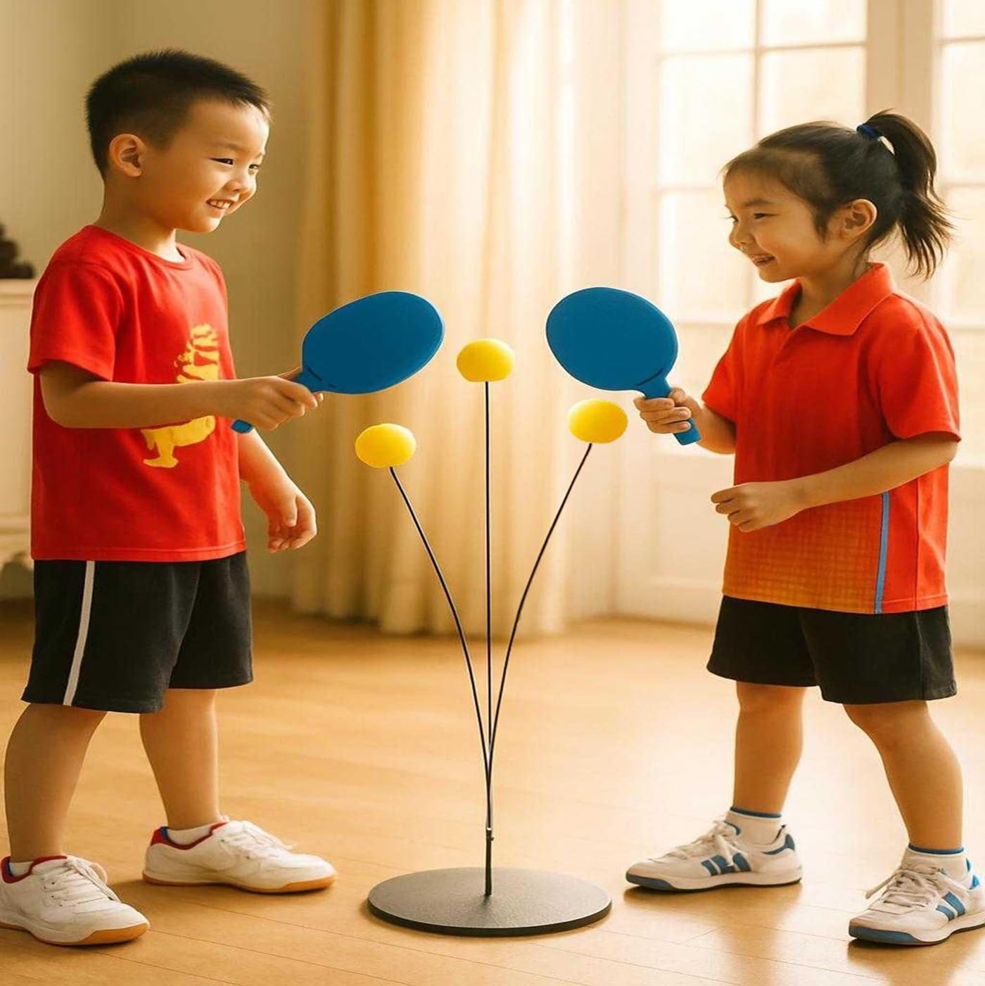 Chocozone Indoor Table Tennis Trainer for Adults Teenagers Kids Sports Toys for 4 5 6 8 Years Old Toys for Kids