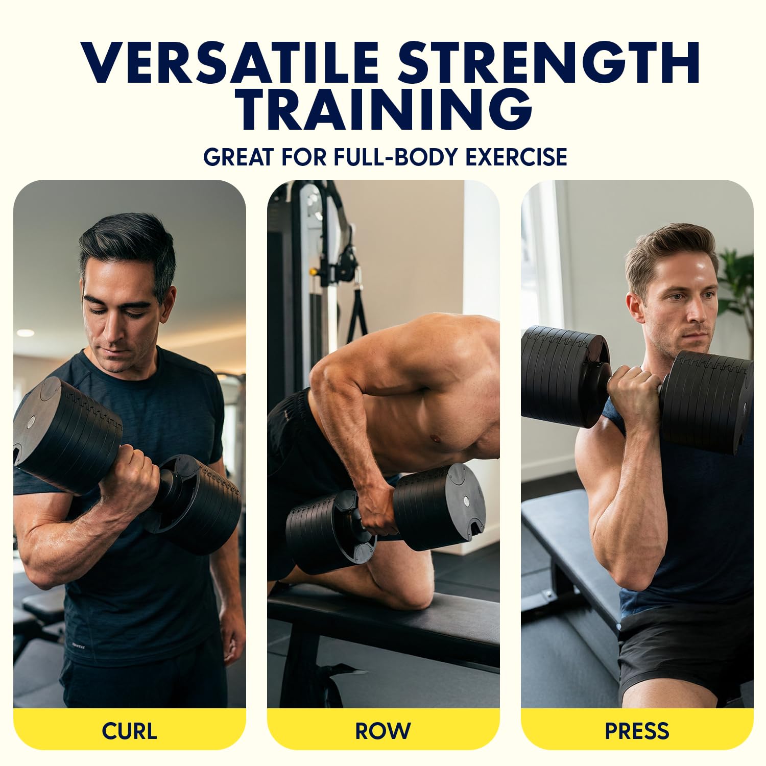 Adjustable Dumbbell Set 70-140LB Adjustable Dumbbells For Home Gym, Anti-Slip Handle With Heavy‑Duty Plates, Exercise Fitness Dumbbells For Home Gym Strength & Weight Training