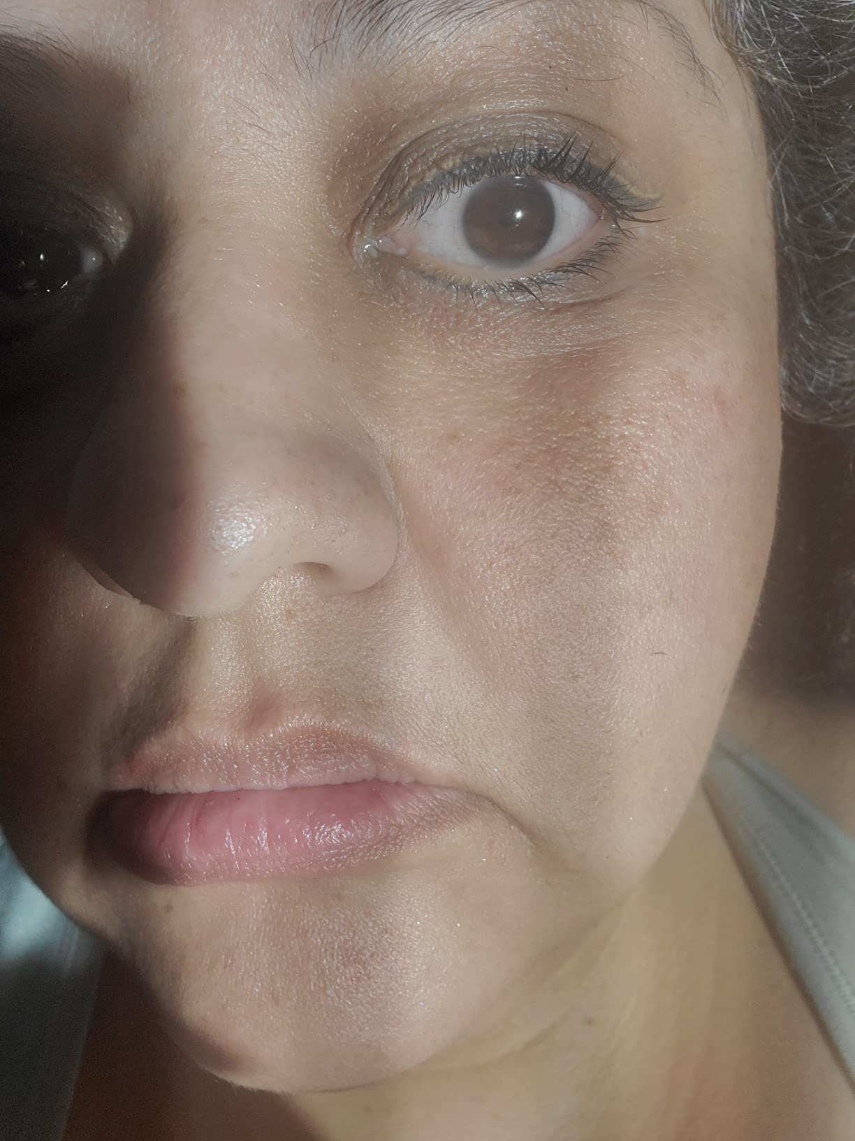 For big round eyes difficult to curl lashes