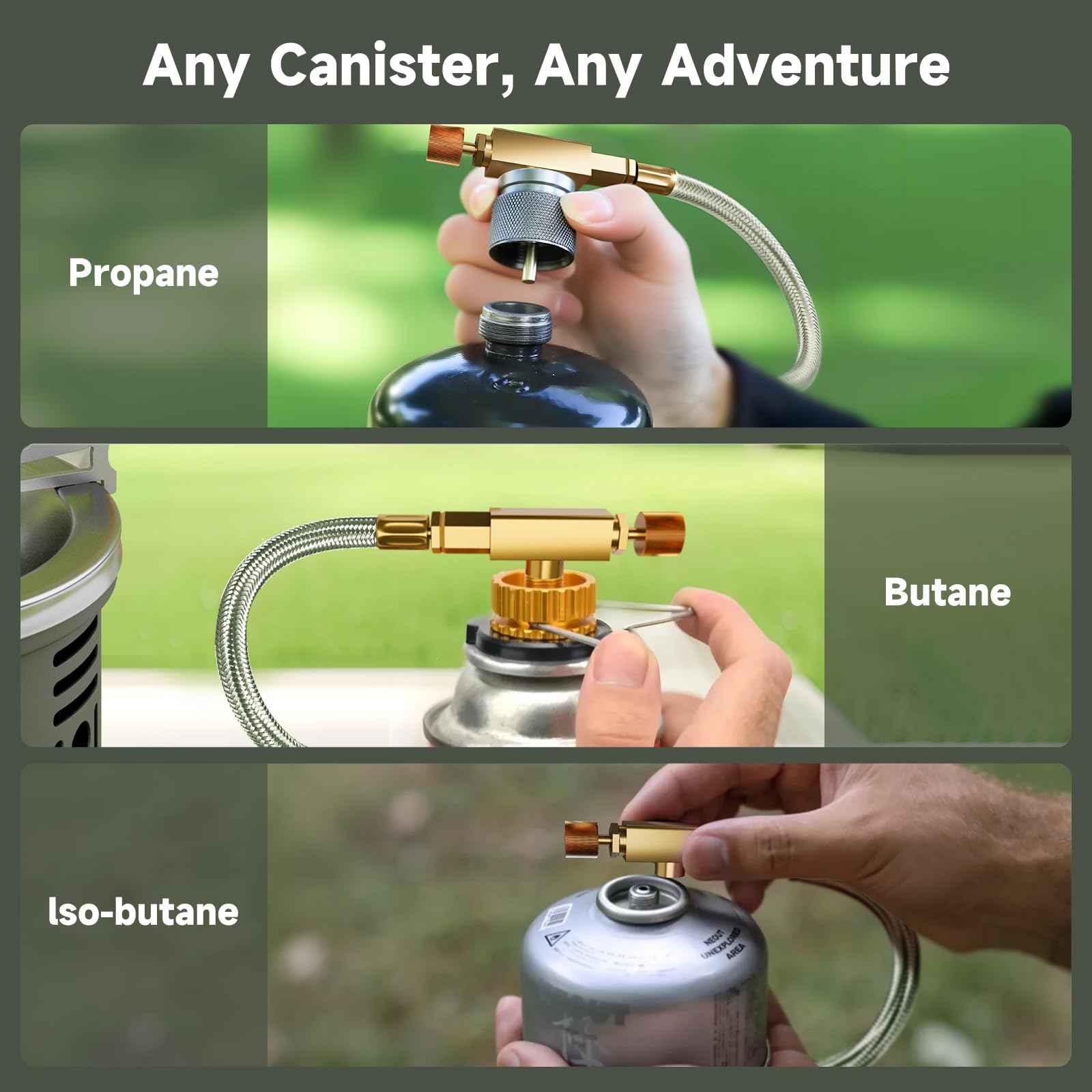 Estufa portátil de camping, estufa de gas infrarroja, pequeña estufa de propano, potentes quemadores de gas para cocinar al aire libre, senderismo, picnic, barbacoa