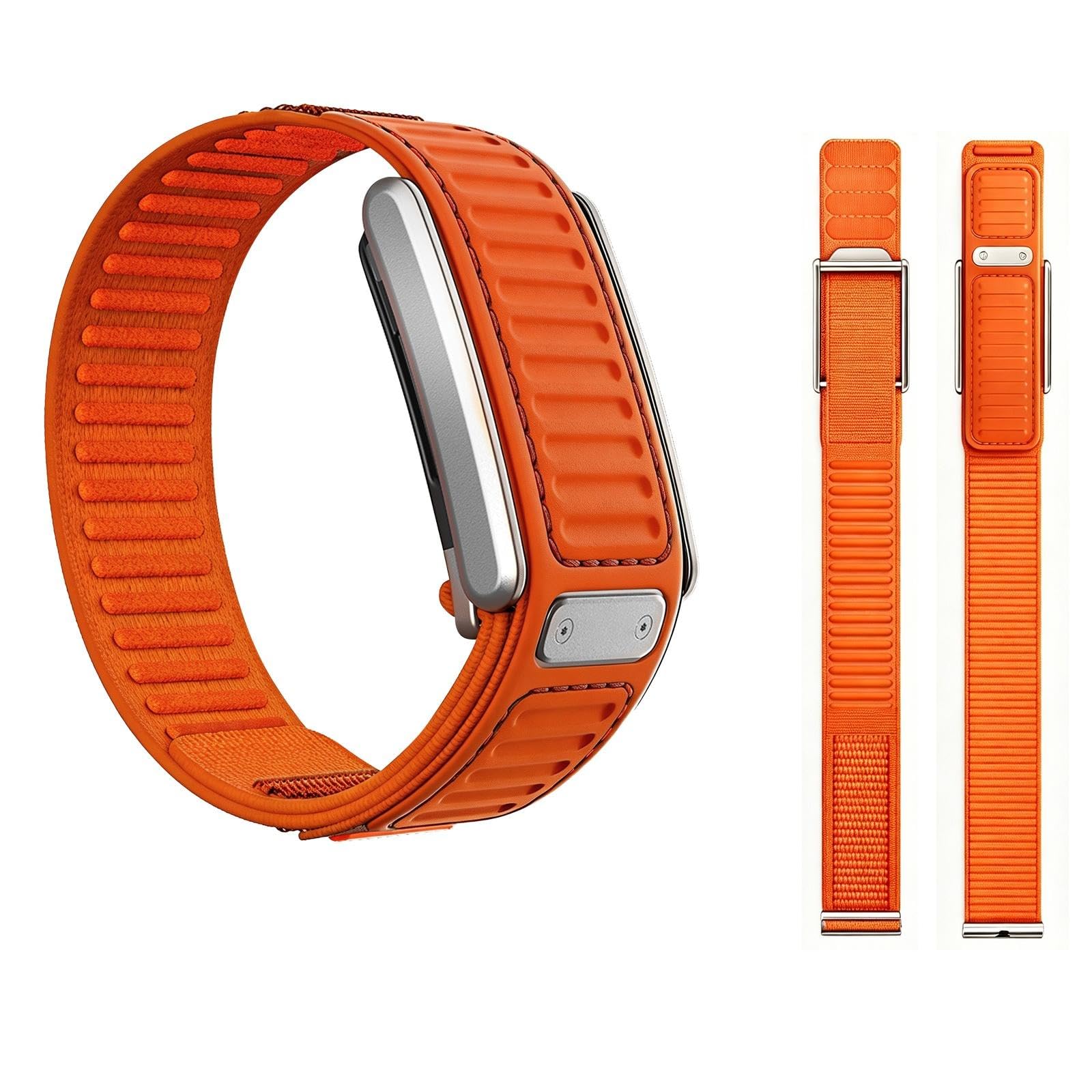 HANDODO Bracelet de rechange compatible avec WHOOP 5.0/MG Navigator, sangle Velcro en nylon robuste, résistant à l'abrasion et aux intempéries, ajustement sûr pour le sport et l'usure quotidienne