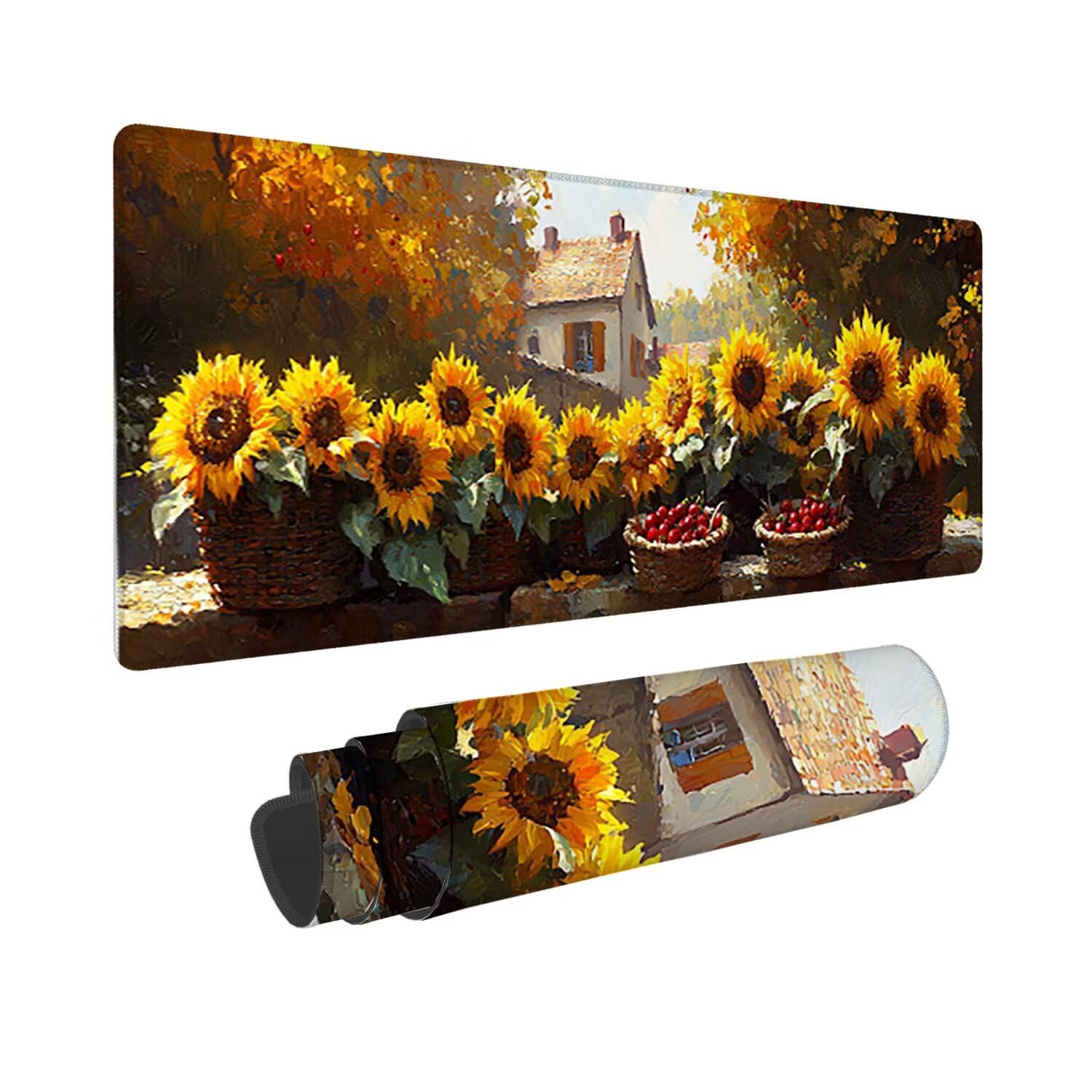 Podkładka pod mysz do gier, 1400 x 600 mm XXL Podkładka pod mysz do gier, duża, antypoślizgowa, wodoodporna, iExtended długa podkładka pod mysz do klawiatury XXL, akcesoria biurowe, do gier, komputera
