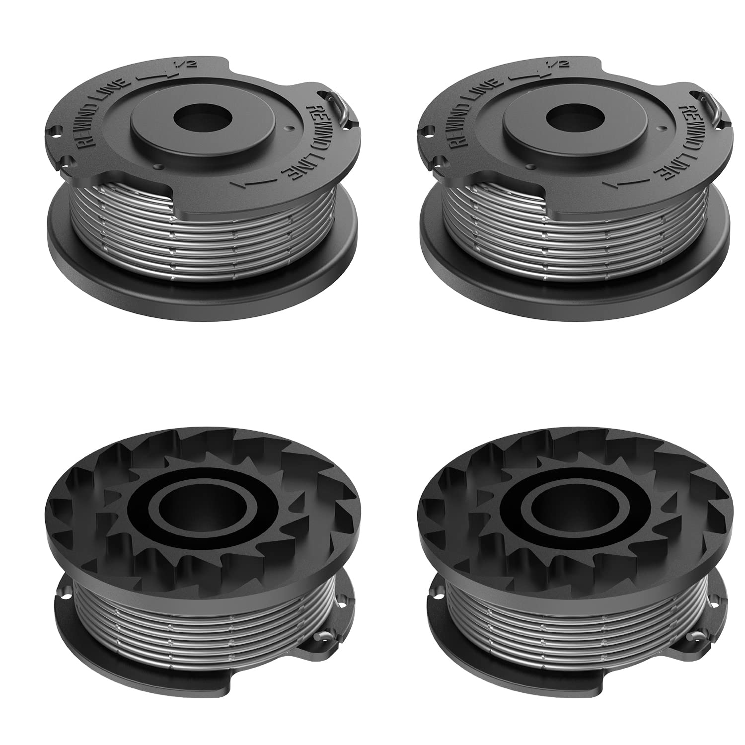 Couvercle De Bobine Pour Débroussailleuse Bosch Easy Grass Cut 18, 23, 26 – ABS, Installation Sans Outil | Protection Du Fil, Remplacement Rapide