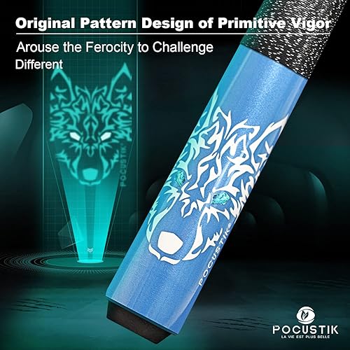 Miniatura 2 de Taco de billar de 58 pulgadas de 18192021 onzas, palos de billar de arce de 12 con punta de 0.512 in, tacos de piscina para bar de casa, envoltura