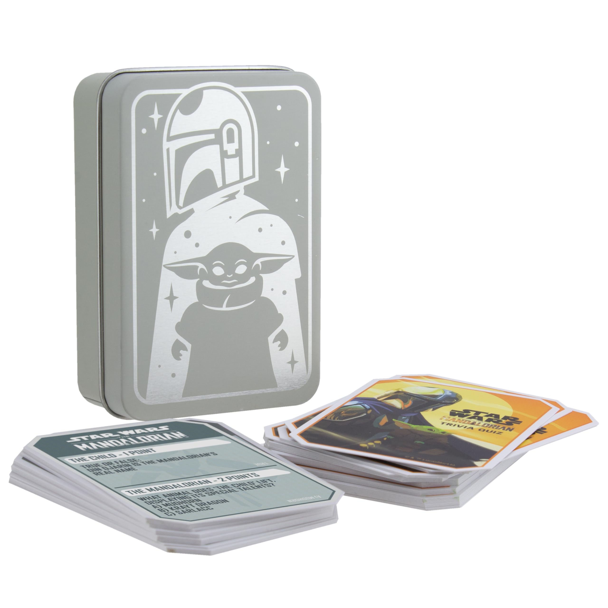The Mandalorian Trivia Quiz with 100 Questions - Officially Licensed Merchandise, Test Your Knowledge, Game Night Fun for Star Wars Fans | Paladone