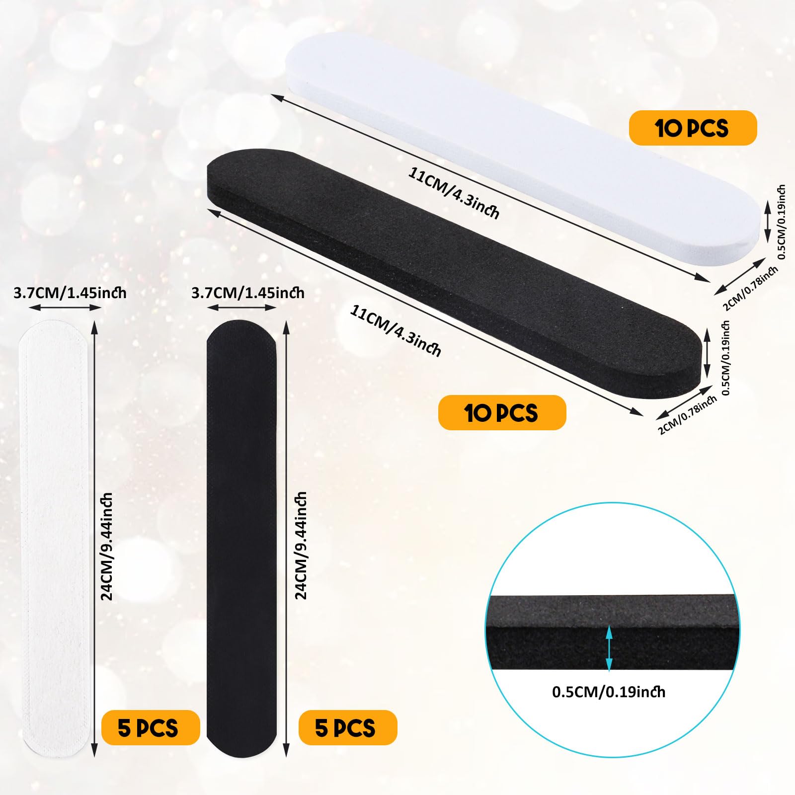 10Pcs Hat Size Reducer Saver Self-adhesive Sizing ... - Vicedeal