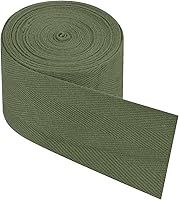 Vista 28 de PATIKIL Cinta de sarga de algodón de 1 pulgada, 50 yardas, cinta de algodón, cinta de encuadernación al bies, cinta de espiga para costura, Verde