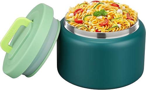 Miniatura 15 de MAISON HUIS Tarro térmico térmico de 8 onzas con aislamiento al vacío para sopa de boca ancha, termo de acero inoxidable a prueba de fugas para