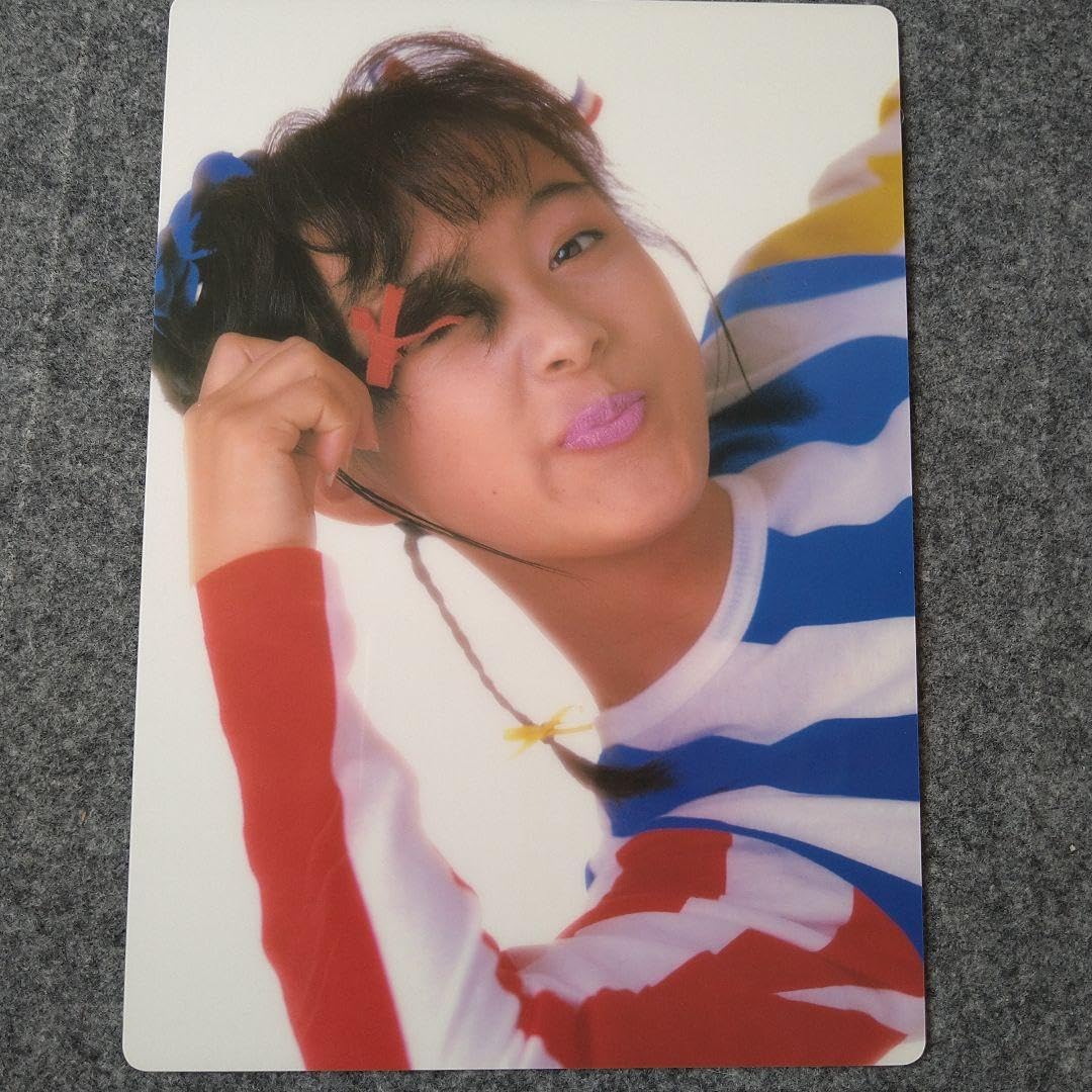 Amazon.co.jp: アイドル 渡辺美奈代/中山美穂 下敷き 当時物 2枚セット
