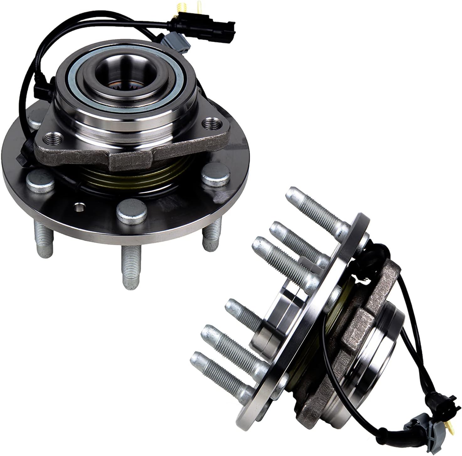 KUSATEC 515160 2PCS Front Wheel Bearing and Hub Assembly