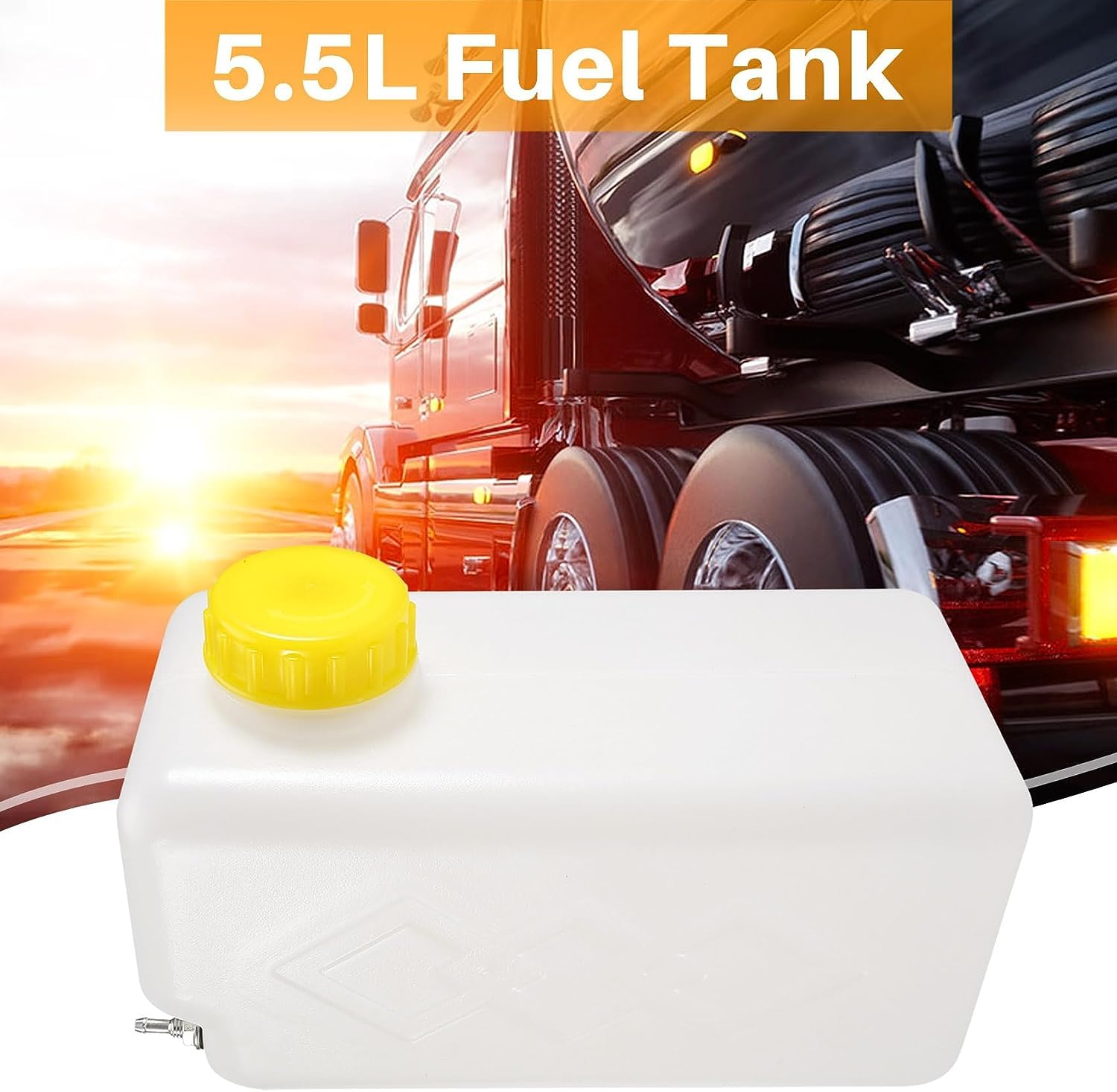 Serbatoio benzina 5,5 l plastica Eberspacher per camion