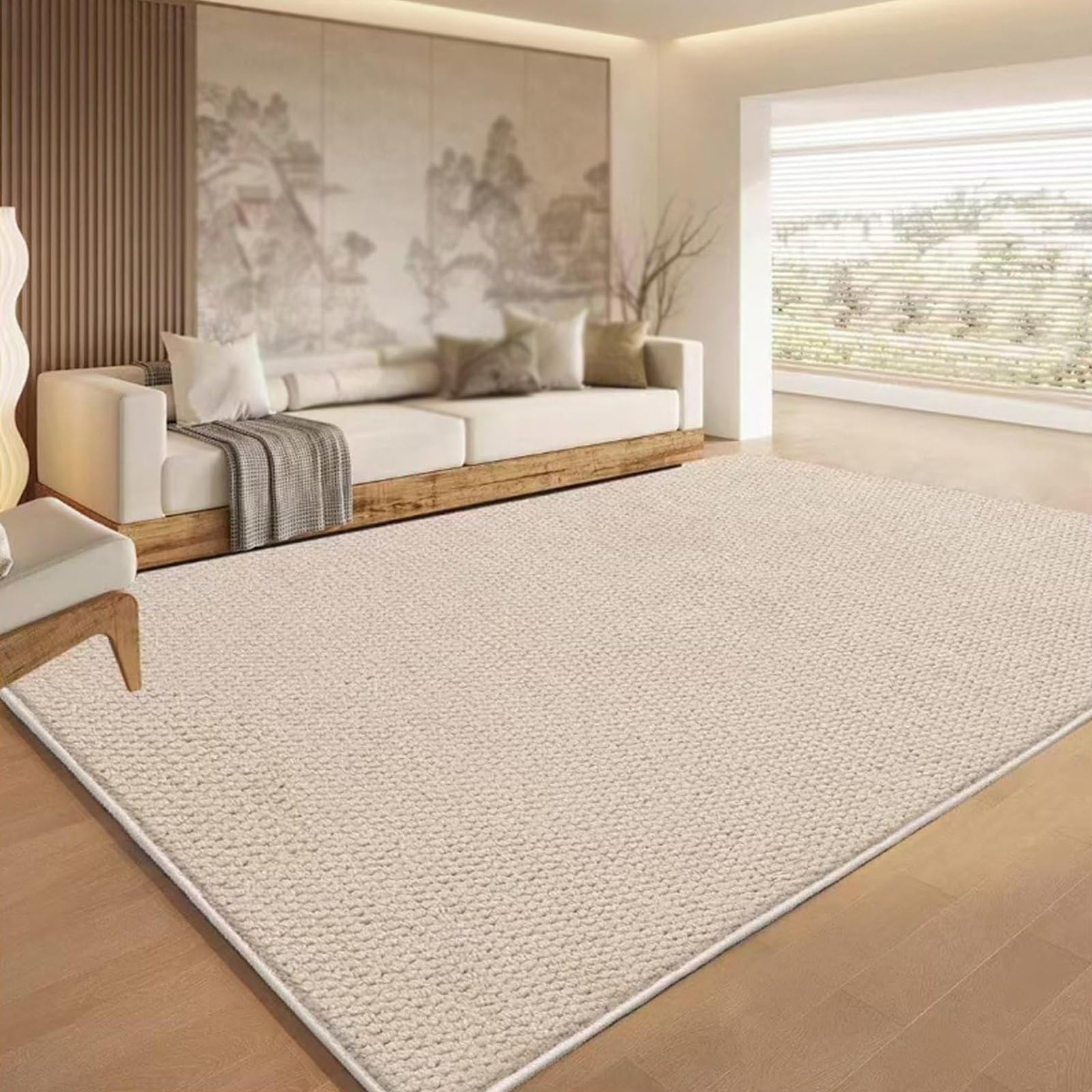 Miękkie nowoczesne dywaniki - krótkie runo, antypoślizgowy spód, można prać w pralce, ge 300 x 400 cm, dywany do salonu, sypialni, kuchni, elegancki jednolity