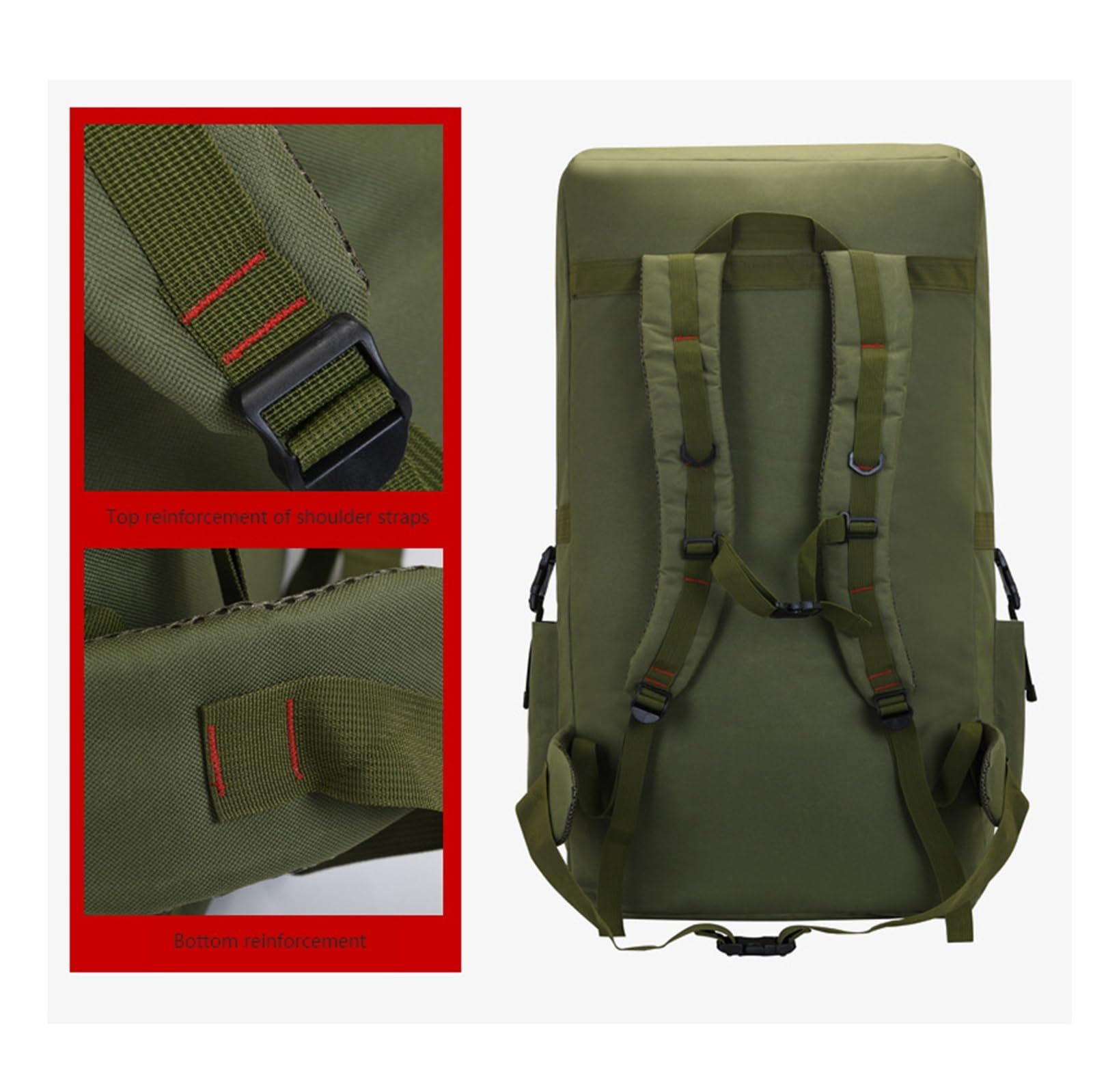 Casual 120l Military Large Military Tactical Oddychający Wodoodporny Plecak, Tactical Assault Hiking Sports Bug Out Bag, Do Wędrówek, Biwakowania, Trekkingu, Polowania Sportu, Pracy(Khaki)