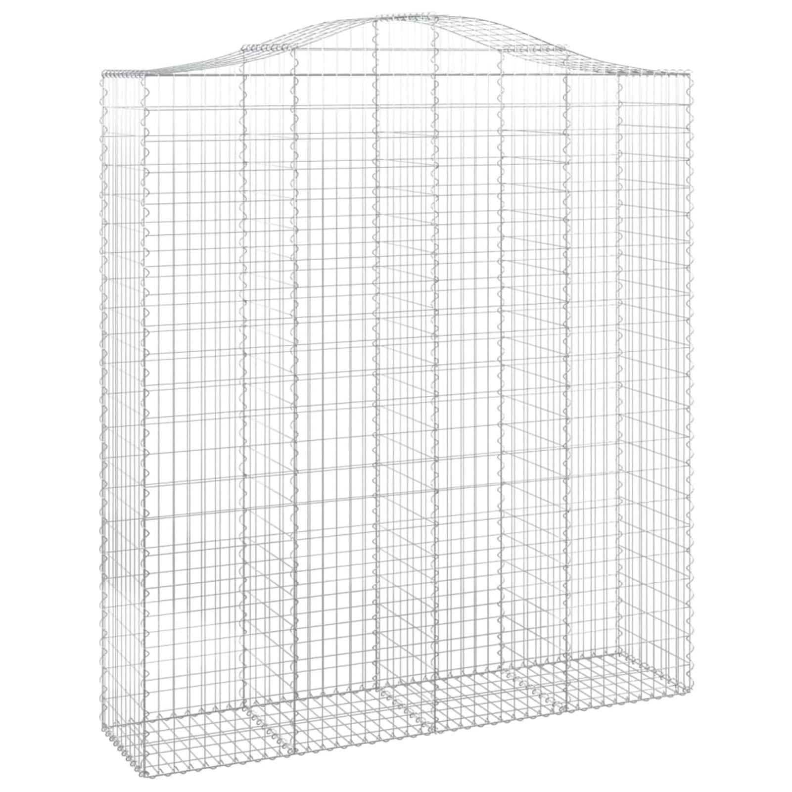 Gecheer Gabionen mit Hochbogen Stabile Dekorative Gartenbarrieren für Terrasse Hinterhof Vorgarten