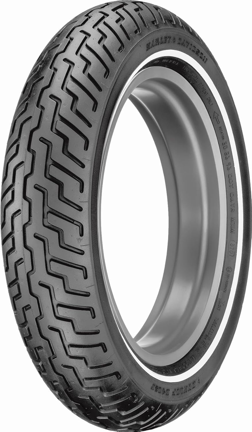 DUNLOP MT90B16 ホワイトウォールタイヤ Amazon.com: Dunlop D402 MT90B16 Narrow Whitewall Front Tire