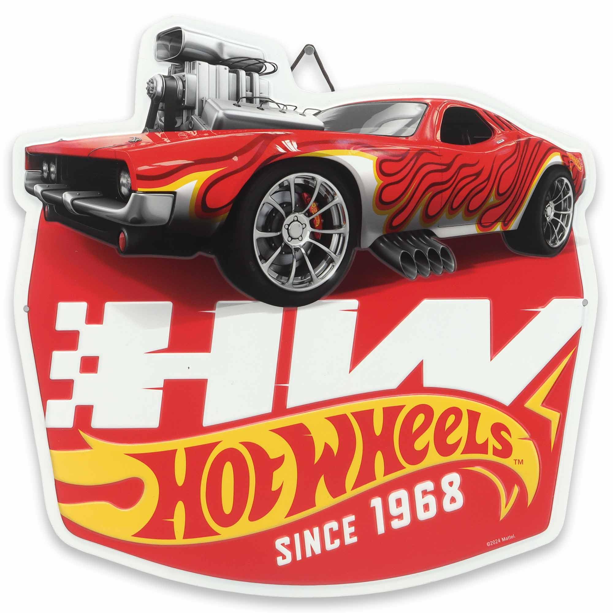 Amazon.com: Mattel Hot Wheels Red Muscle Car Since 1968 Embossed