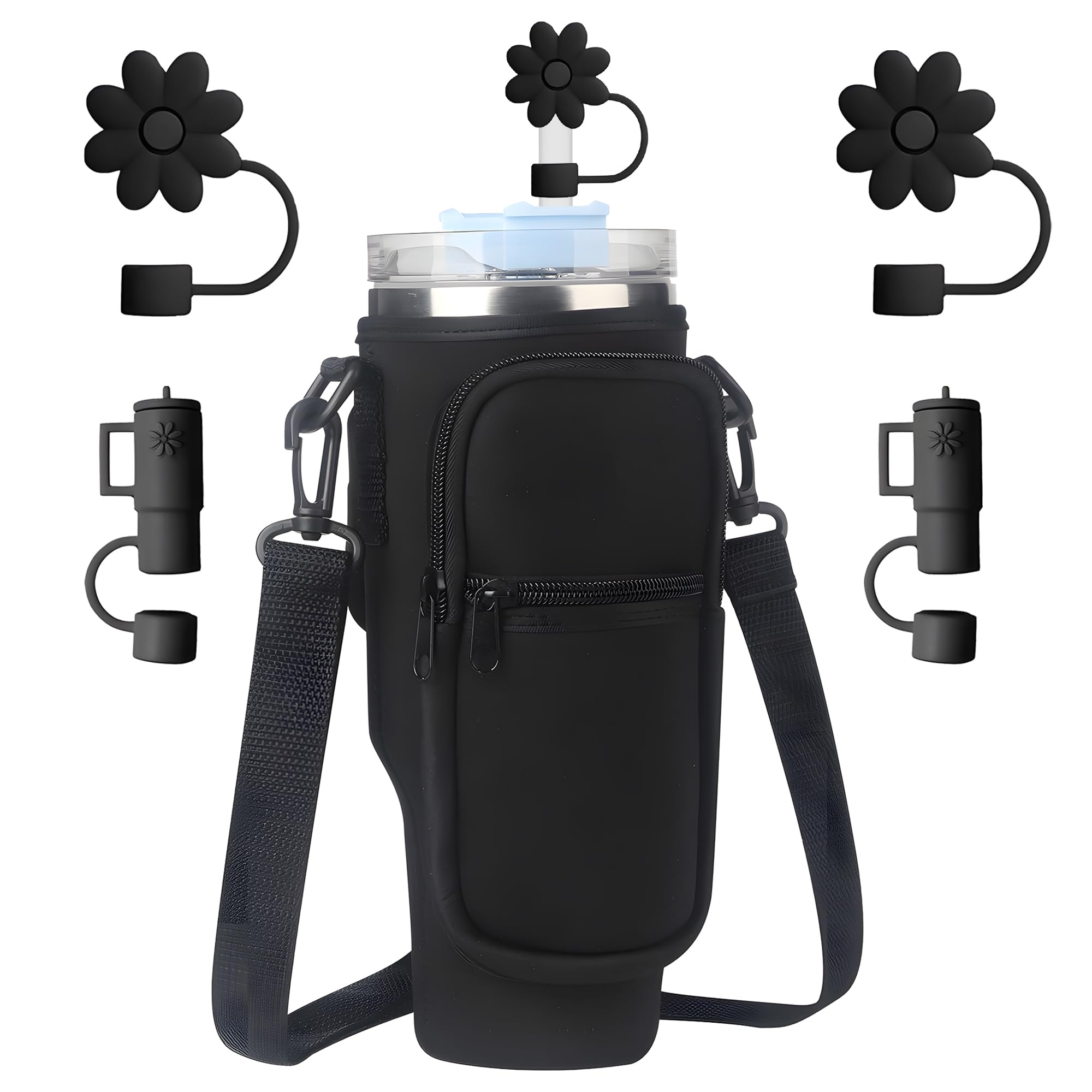 Portabottiglie Rotante Per Bicchieri Stanley E Yeti - Organizer Girevole Con 6 Anelli, Supporto Per Tazze Da 40/30/20/14 Oz, Per Cucina E Dispensa