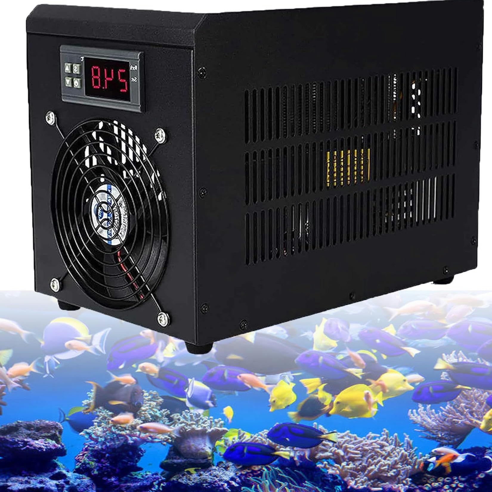 Thermostat d'aquarium XENITE : refroidisseur de réservoir de poissons contre la surchauffe 60L