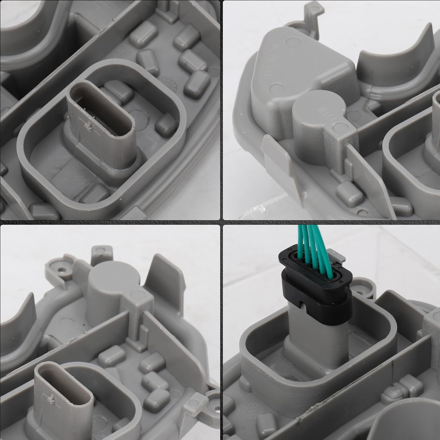 Rear Tail Lamp Light Holder Bracket with Harness Plug & Bulb Left Driver Side Compatible with 2015-2023 Jeep Renegade Rear Tail Lamp Housing, OE Replace # 68270892AA