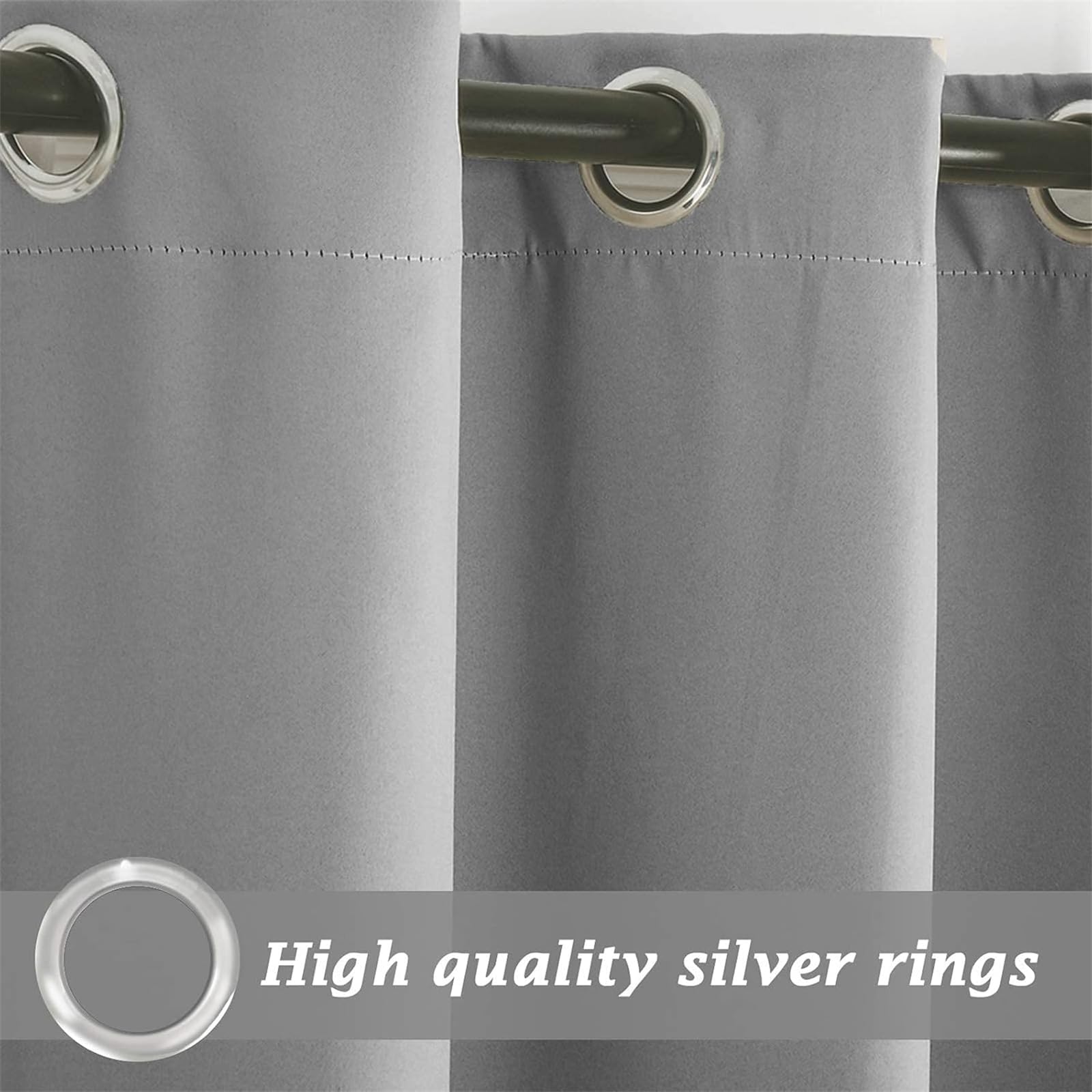 Rideau Occultant Exterieur Imperméables 1 Piece 222 * 120cm（L*H）