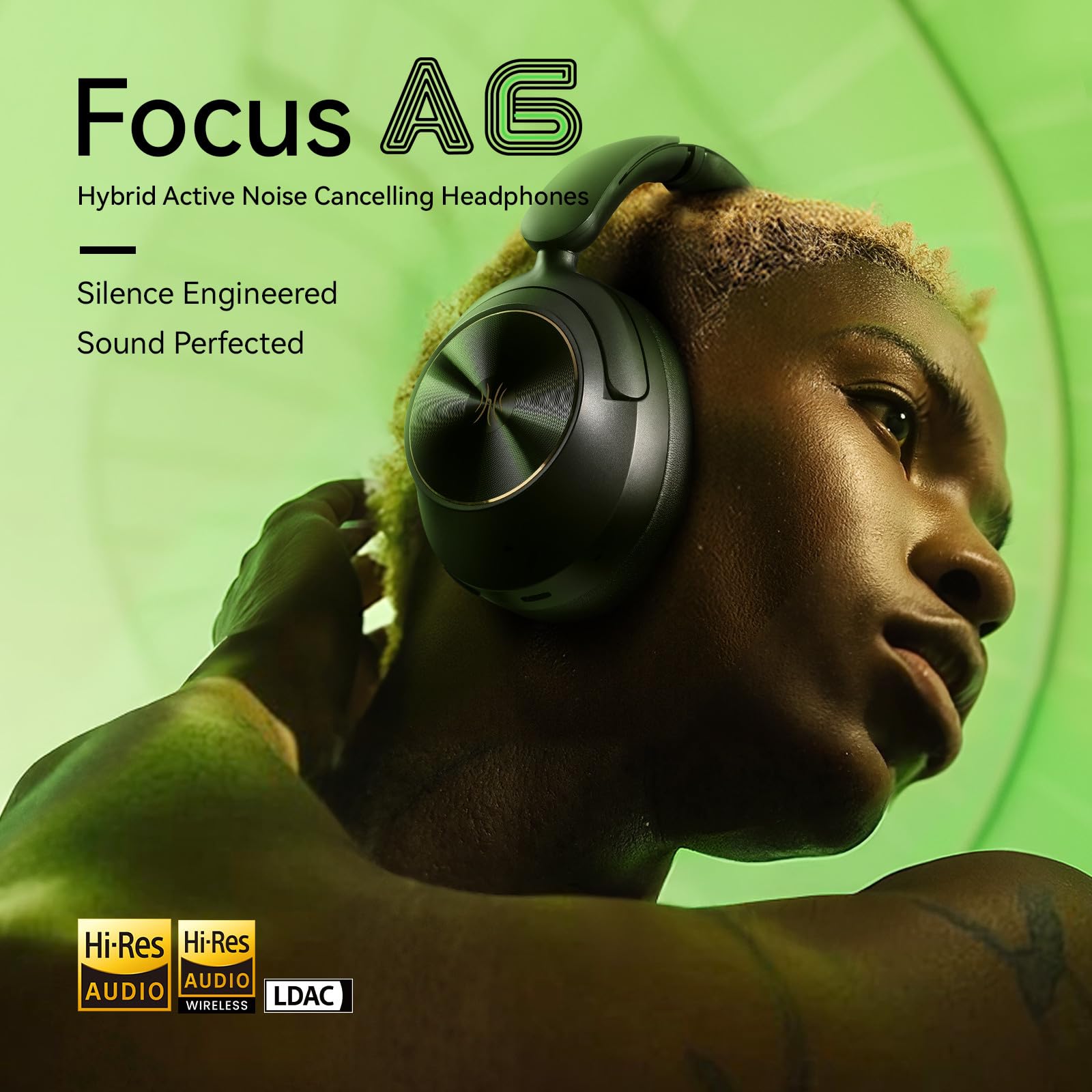 OneOdio Focus A6 Hybrid ANC Headphones Review Deals - Dettaglio