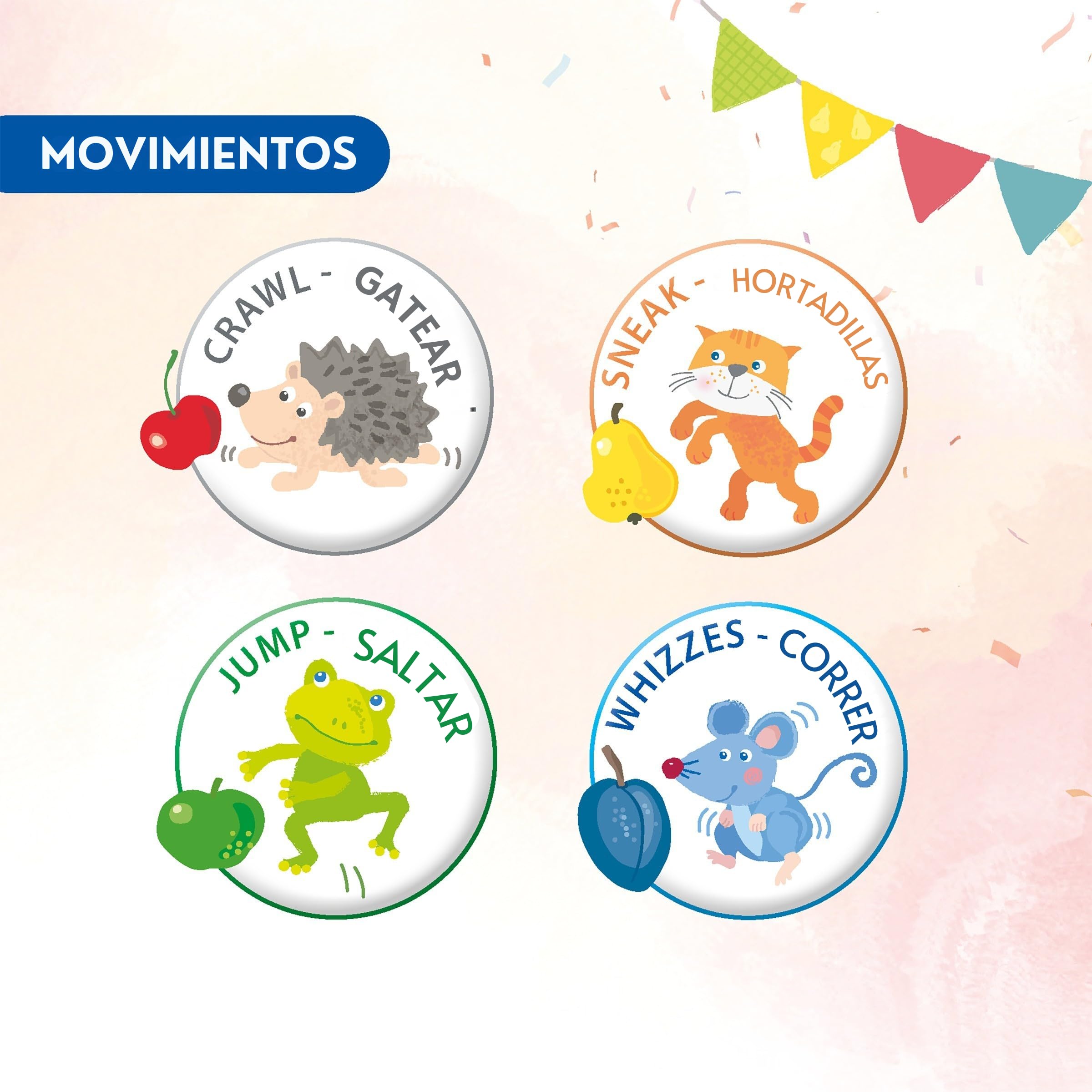 HABA 2013166004 - Mis Primeros Juegos La Tarta de Teo, Juego Infantil de Mesa cooperativo de Movimiento. Más 2 años