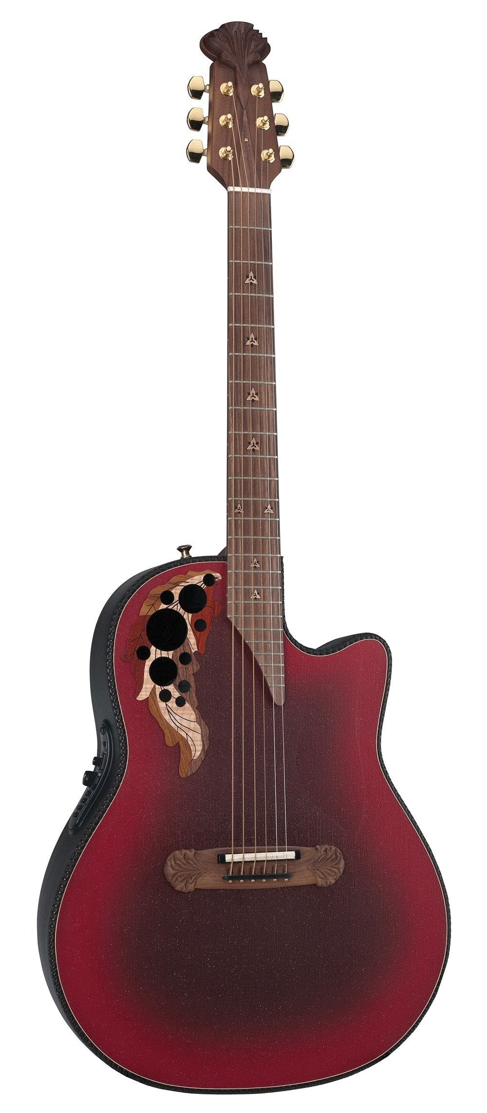 Ovation Ovation Adamas I GT Cutaway Deep Contour Acoustic-electric Guitar - Reverse Red Burst