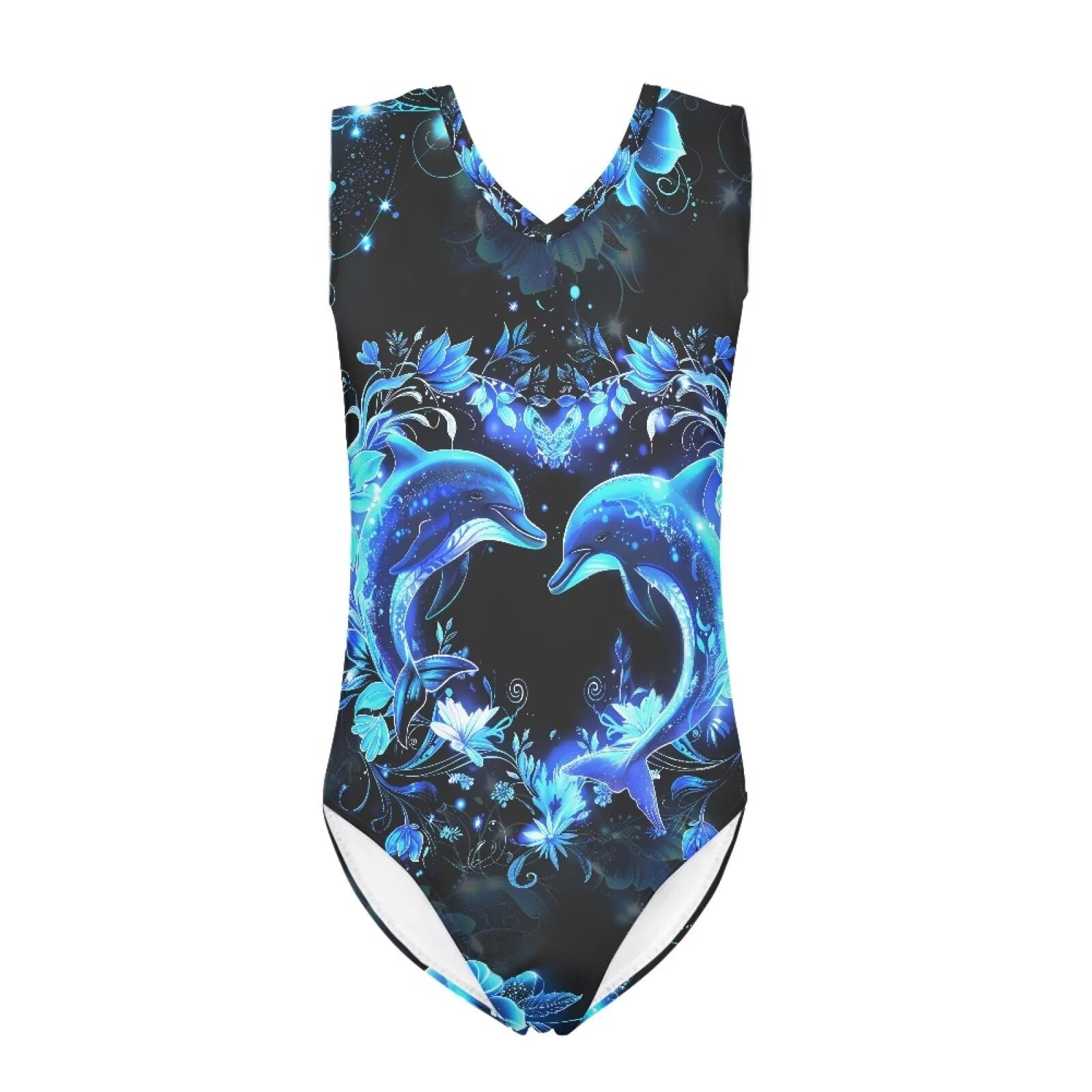 KEIAHUAN Gymnastics Leotards for Girls Sleeveless Bodysuit Dance Leotards Performance Costume