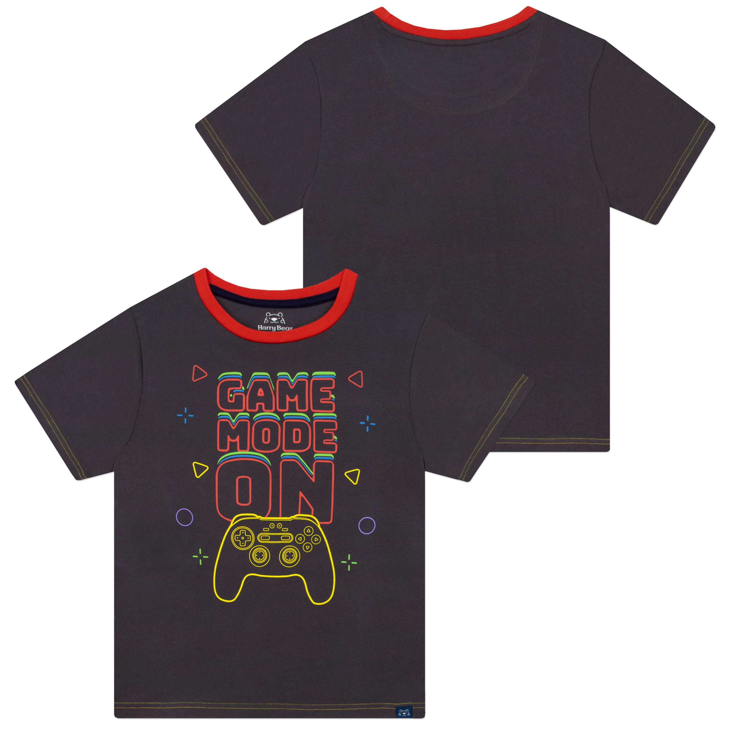 Harry Bear Pijama Gaming Niño Manga Corta Gamer Verano Conjunto