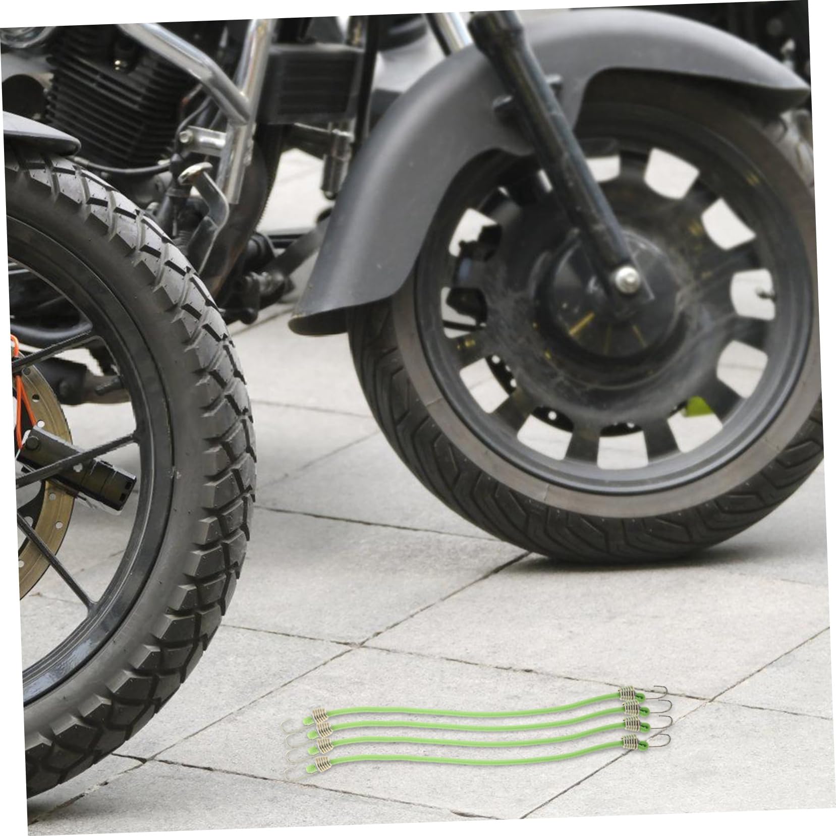 Cinghia Elastica con Ganci, Mini Lattice Verde, 50 Pezzi Regolabili | Fissaggio Sicuro per Tenda e Viaggio, per Oggetti e Valigie, Struttura in Lattice e Zinco, Portatile