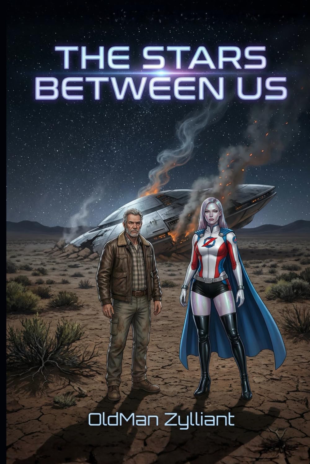 The Stars Between Us: Love is the frequency that makes war forget its lines.