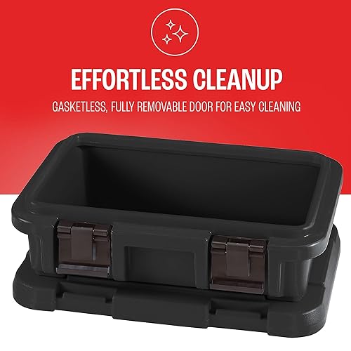 Miniatura 35 de Cambro Transportador aislado de bandeja de alimentos – Caja caliente de 6 pulgadas de profundidad y calentador de alimentos para catering