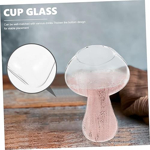 Miniatura 6 de DOITOOL Copas creativas de cóctel de hongos, 2 unidades, copas de vino, copas de champán para el hogar, bar, fiesta