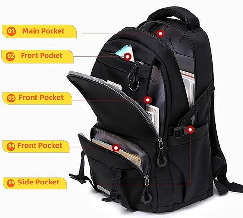 Miniatura 6 de Mochila casual de gran capacidad, linda mochila impermeable para acampar, senderismo, viajes, universidad, portátil, viajes, mujer y hombre 2023,