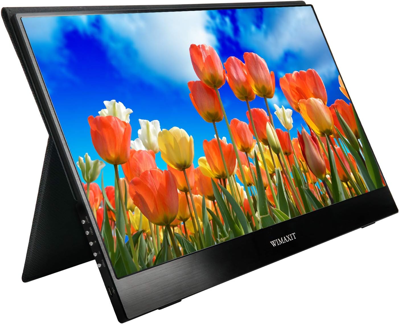 Portbale USB C Monitor for laptop Wimaxi Touchscreen Monitor,15.6 Inch Ulta-slim 1920x1080 16:9 Display Type-C/ USB C Monitor Compatible with Laptop, Android Phone,Switch and other Game Consoles