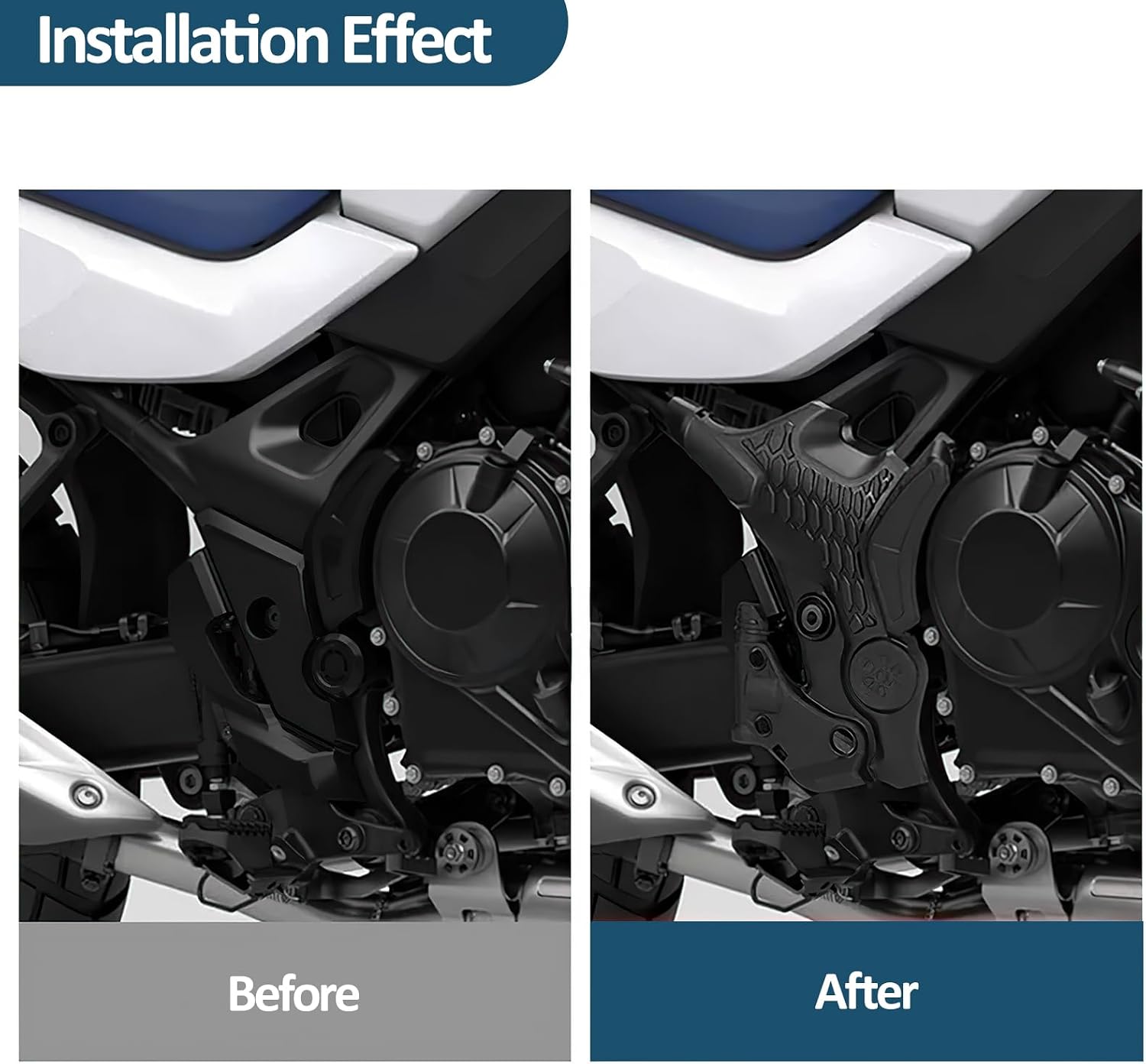 ABS Frame‑Side Covers for Honda XL750 Transalp,Chassis Guard Panels