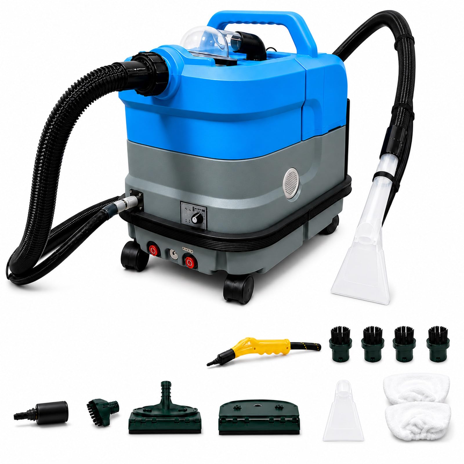 Máquina Limpia Tapicerías, 2500 W, 24 kPa, Vapor en 15 s, 12L, 6X