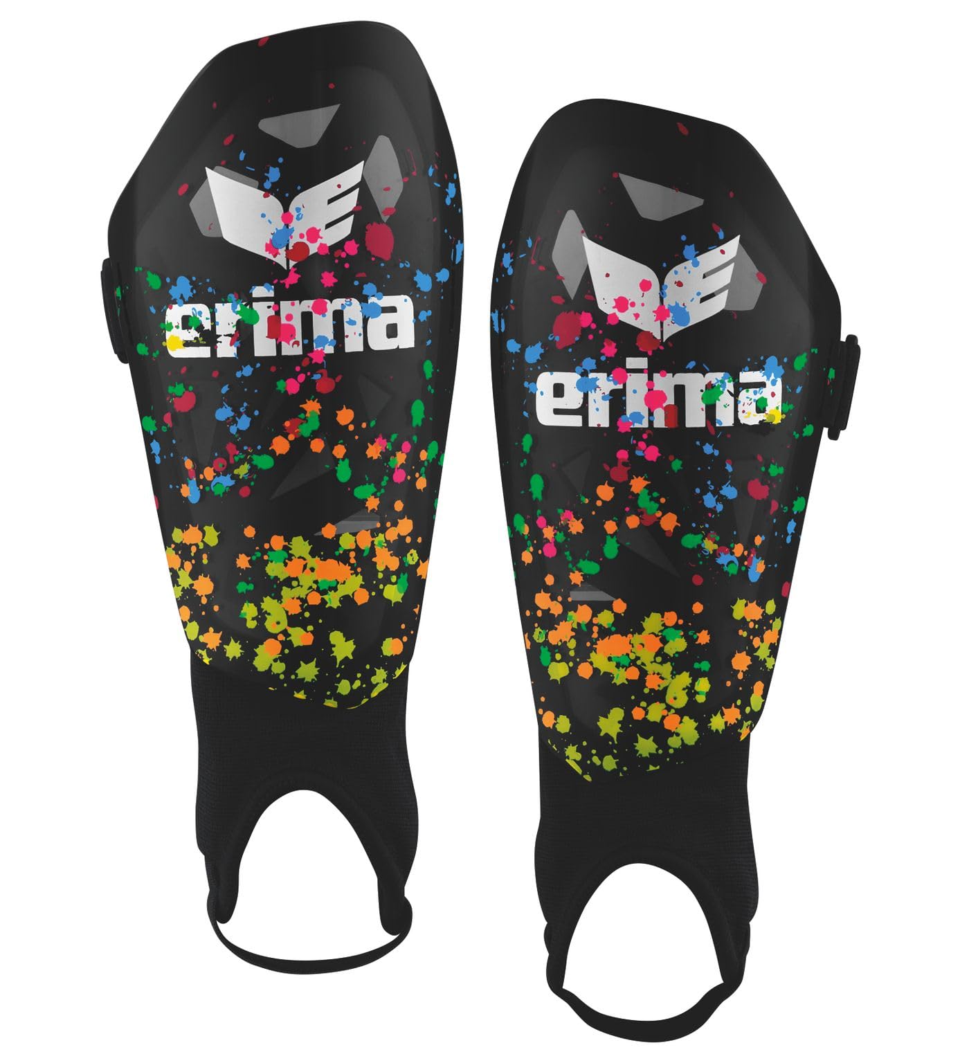 Erima Unisex Youth Flex Guard Protect Shin Guards (7212602), black, S