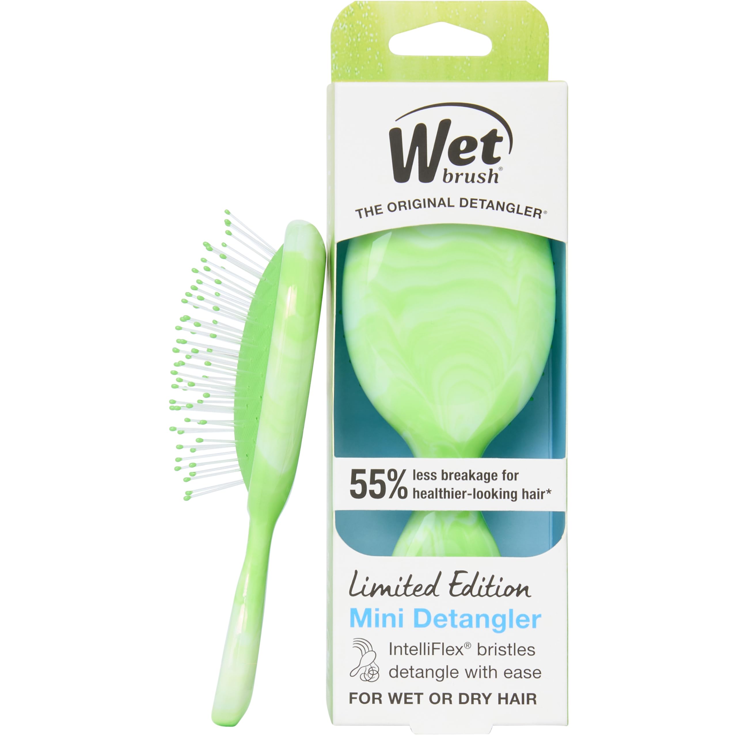 Wet Brush Mini Detangler Hair Brush for Gentle Knot