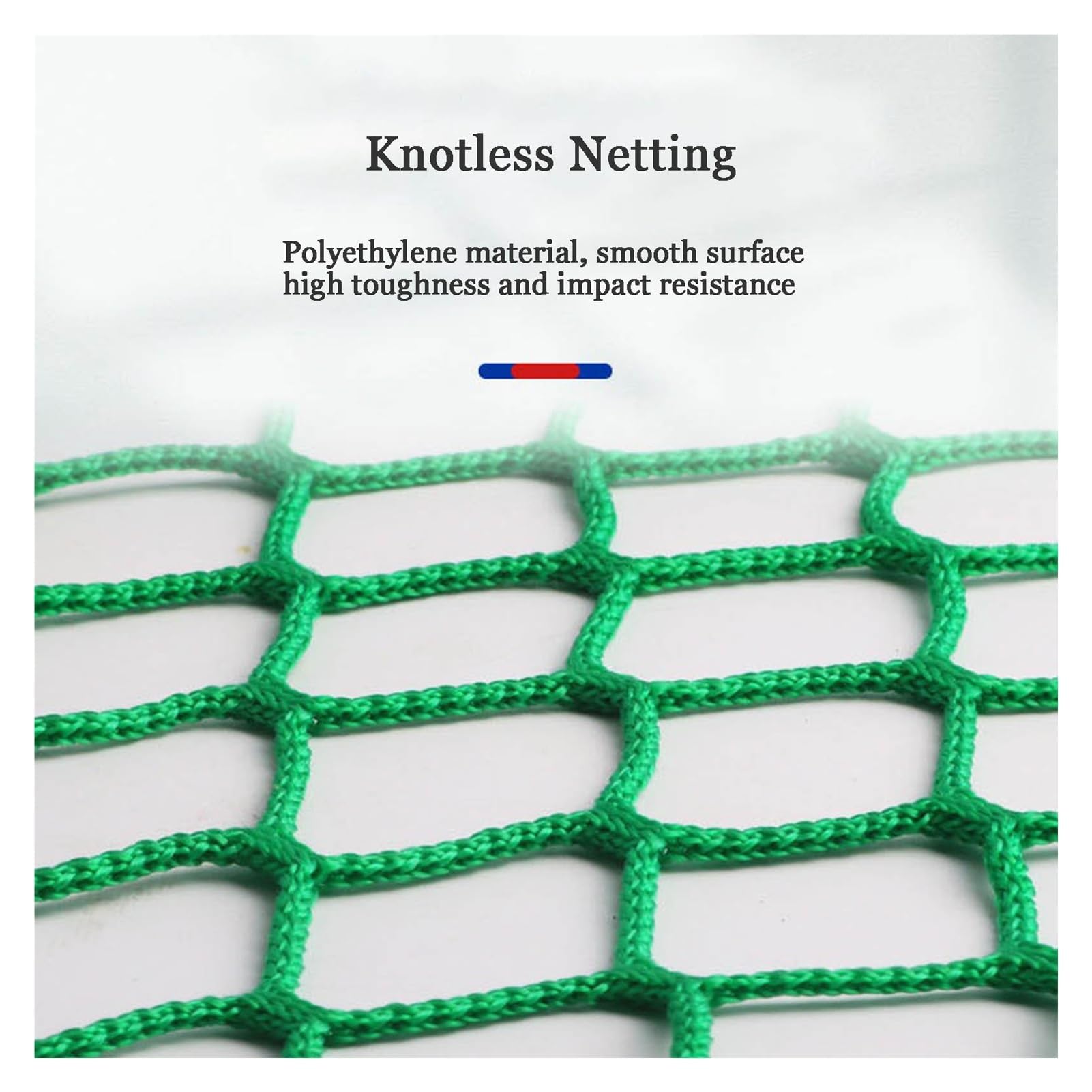 Sicherheitsnetz für Den Außenbereich Flexibel Und Langlebig Netz Spielfeldumzäunungen Geeignet für Baustellen Maschenweite 2.5cm/0.98in 3x3m(9.8x9.8in)