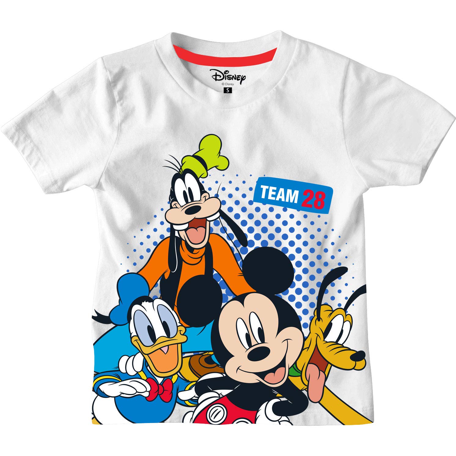 Bon Organik Boy's Printed Regular Fit T-Shirt