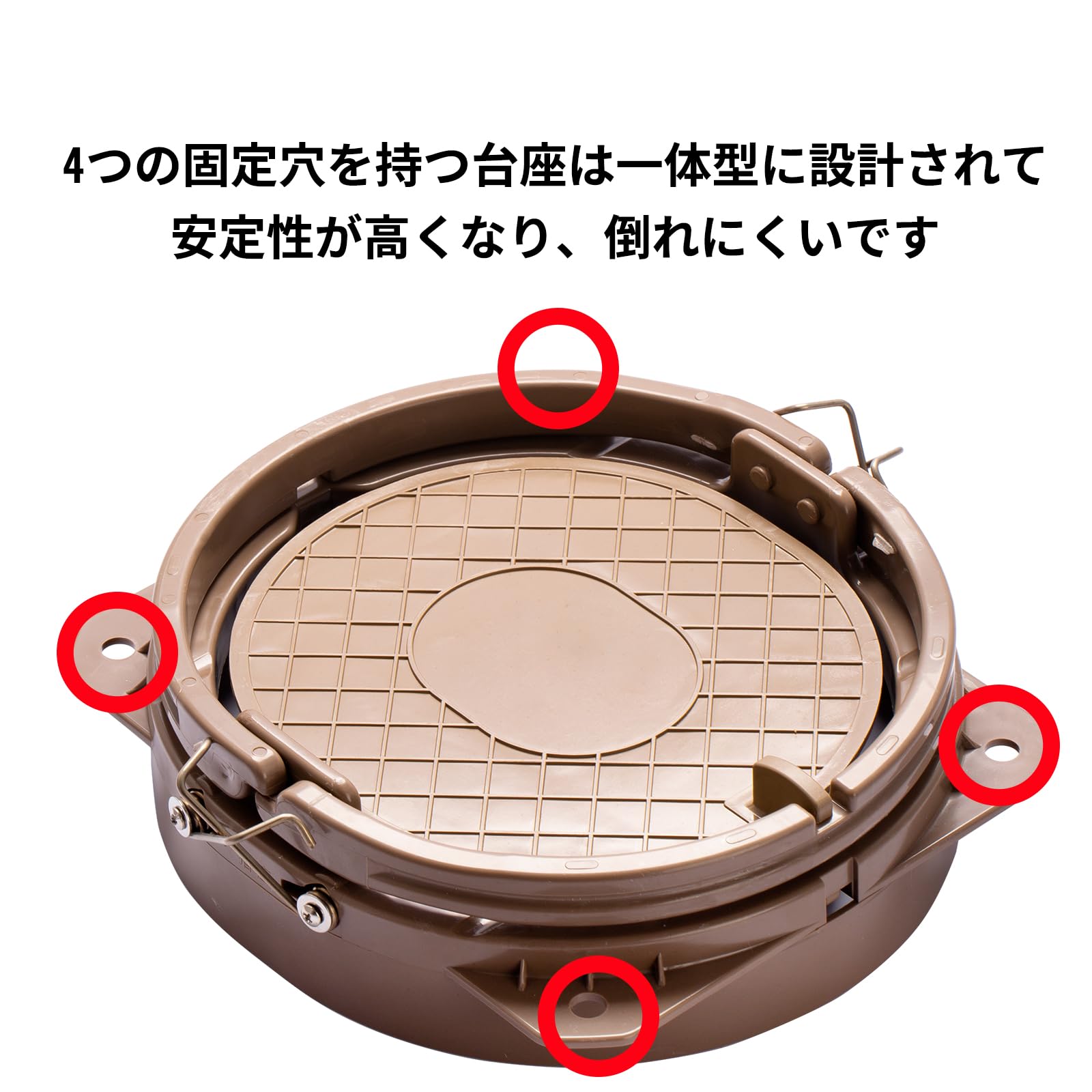 Amazon | 新型三代目くくり罠踏み板 20cm 台座一体型 狩猟用わな踏み板