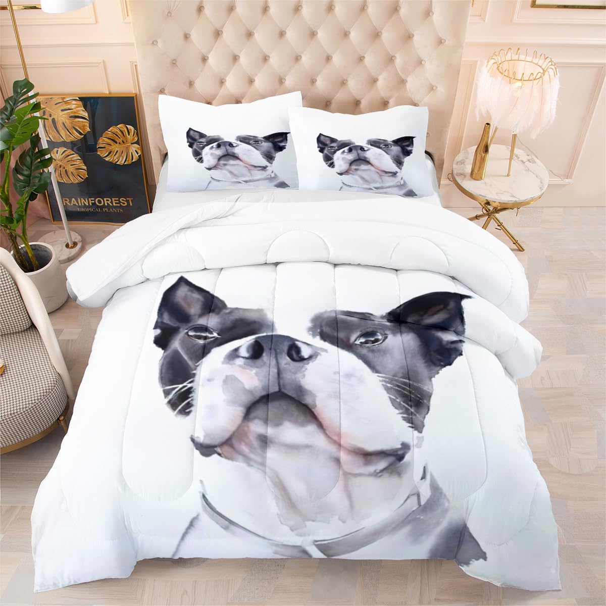 Quilt microfibre 140x200 couette avec rembourrage en polyester